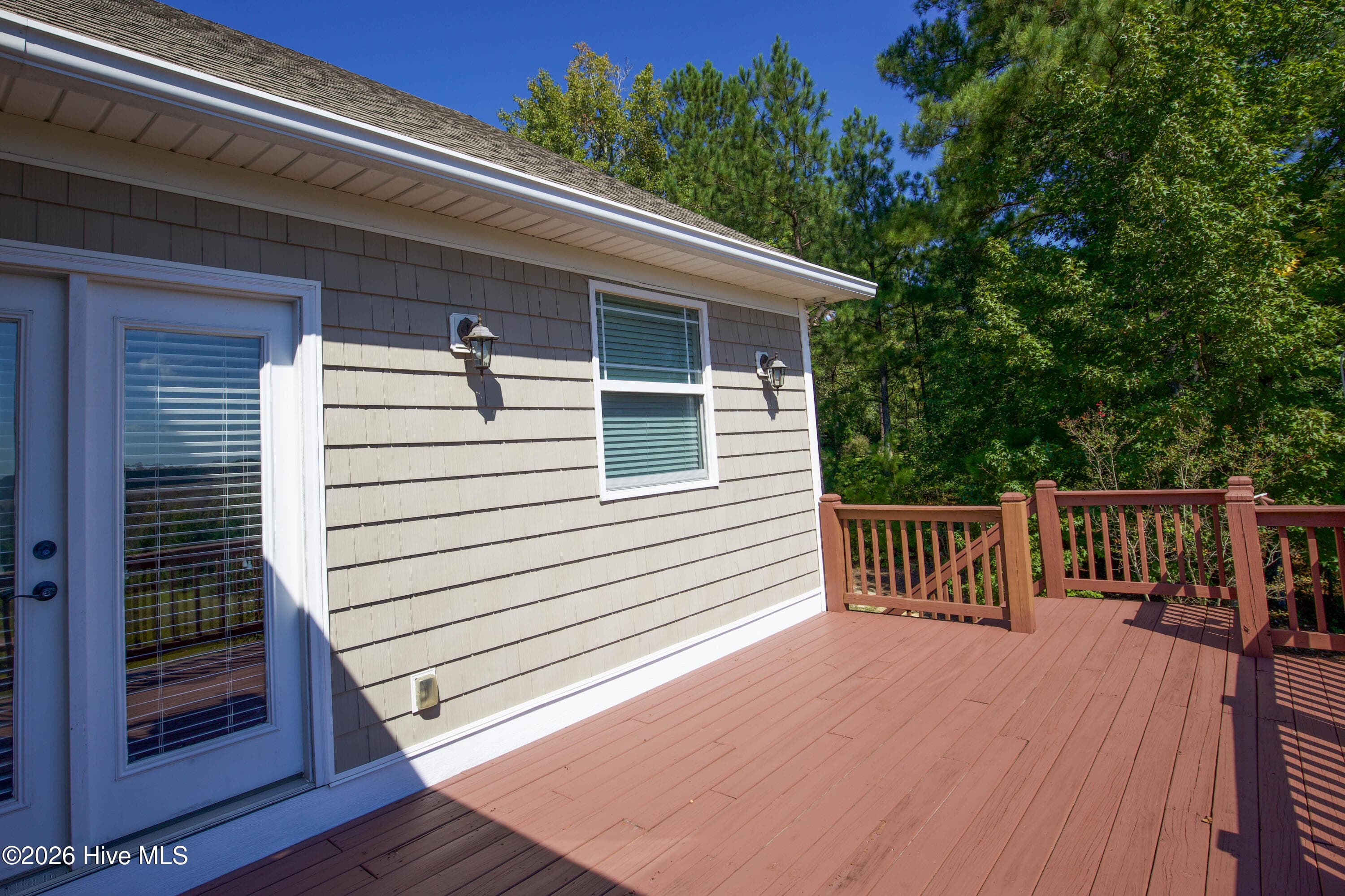 Open deck outside the breakfast area door. - 899 Seagull Drive, Vass, NC 28394, Vass