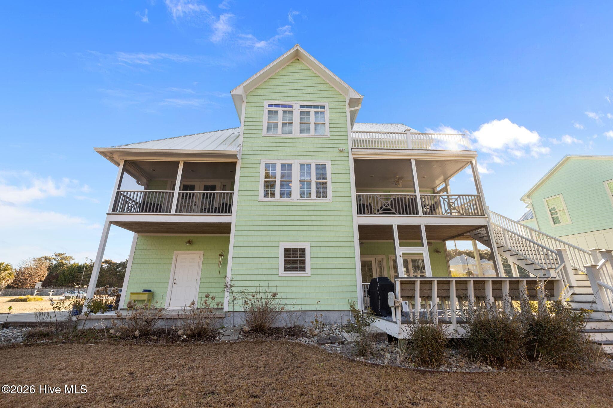 Rear elevation - 109 Key West Lane, Newport, NC 28570