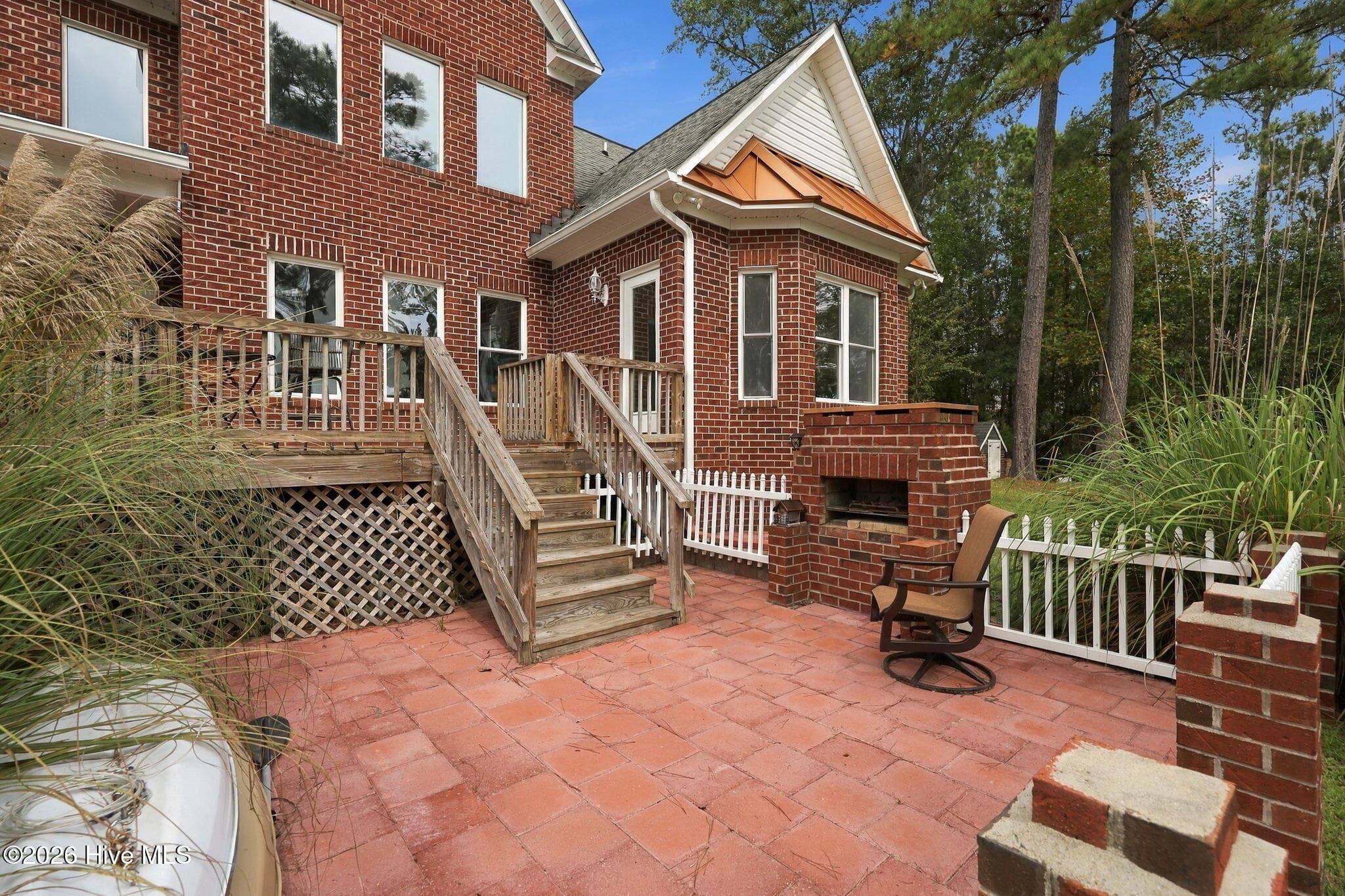 Back - Patio - 516 Long Point Road, Chocowinity, NC 27817