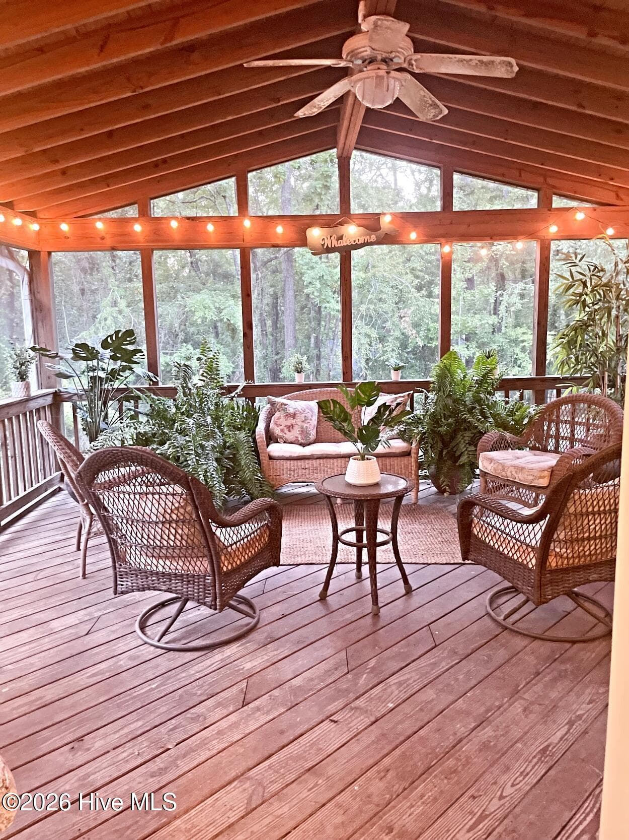 Screened covered back porch - 4626 Woodbridge Court, Evans, GA 30809