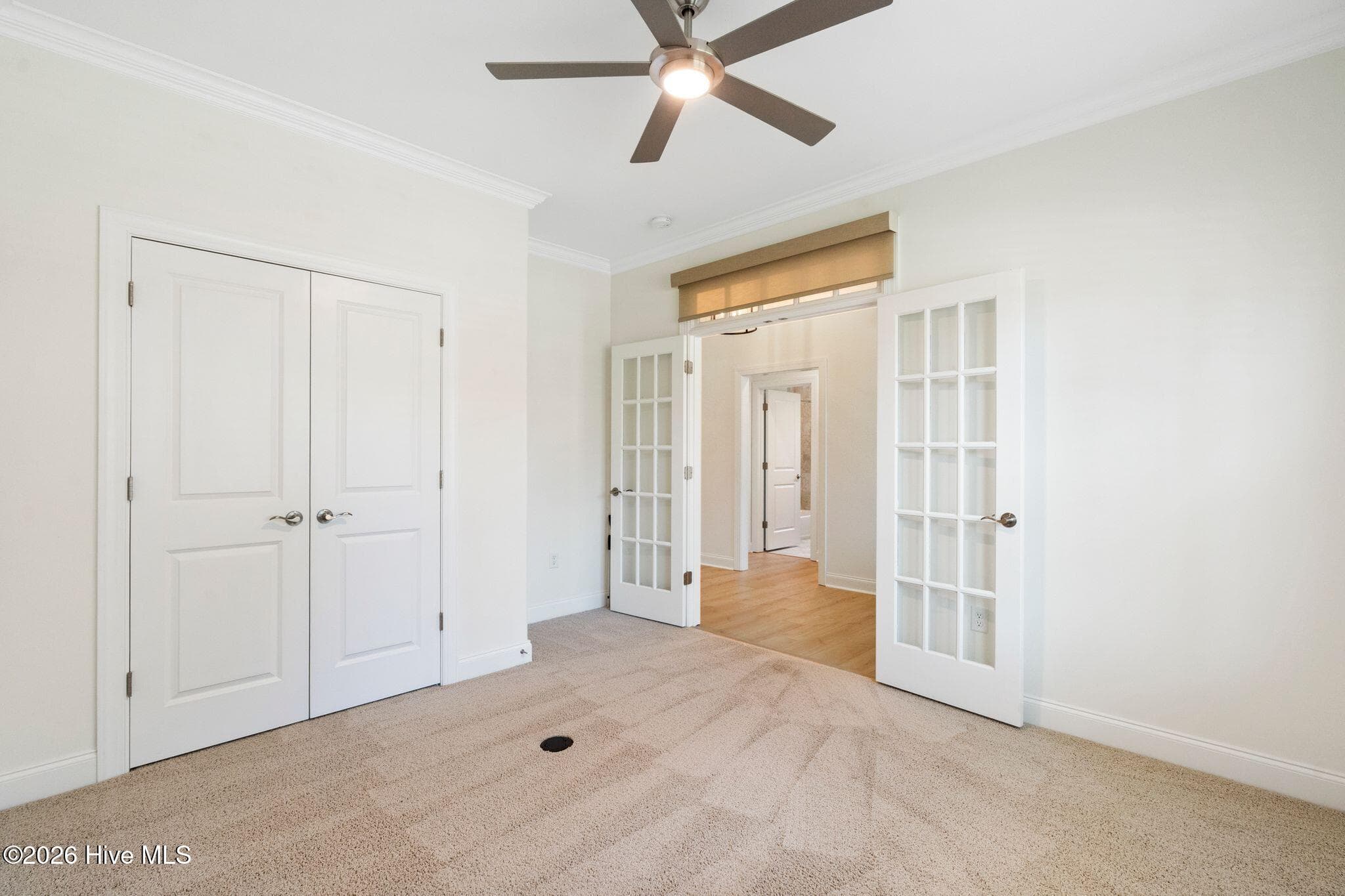 1st bedroom on the right. Pull down shade for privacy. - 3710 Friendly Orange Court NE, Leland, NC 28451