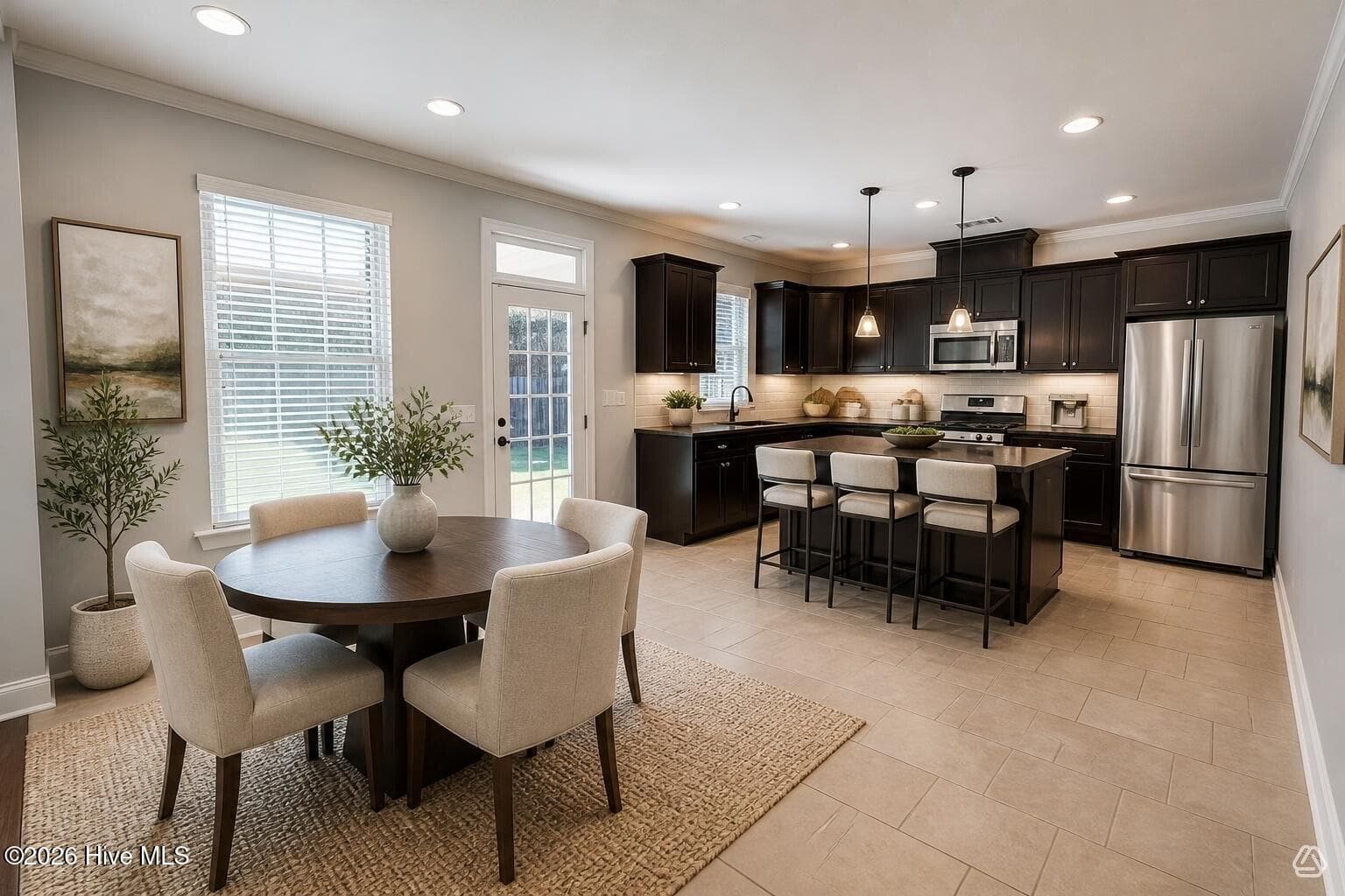 These photos have been **virtually staged** to illustrate how the room could look. Furniture, décor, and other furnishings have been digitally added and are NOT included. The images are intended to inspire ideas for how a buyer might personalize the space. - 1028 Lancaster Way, Grovetown, GA 30813