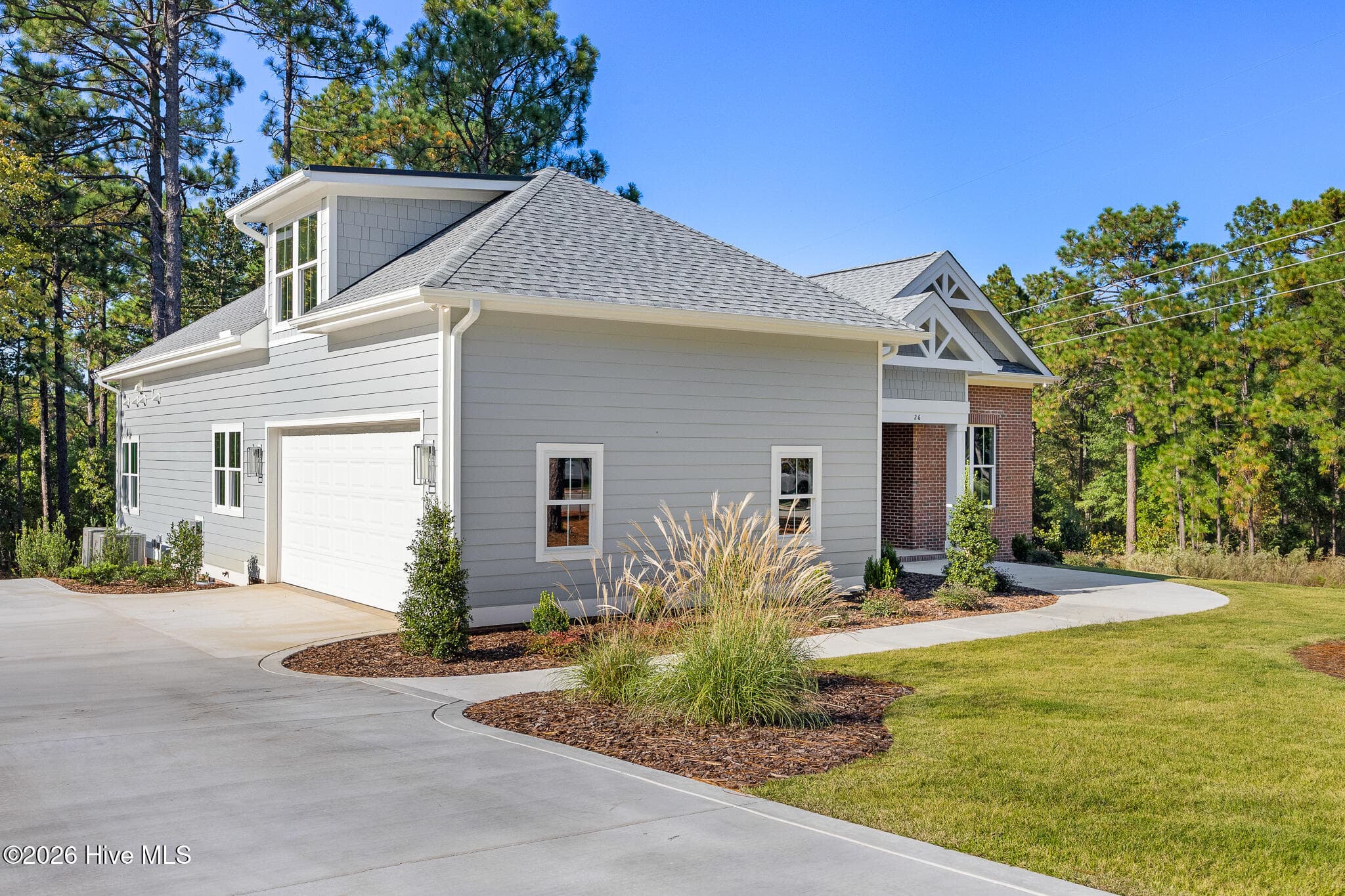 Left Corner Elevation - 26 Kilbride Drive, Pinehurst, NC 28374