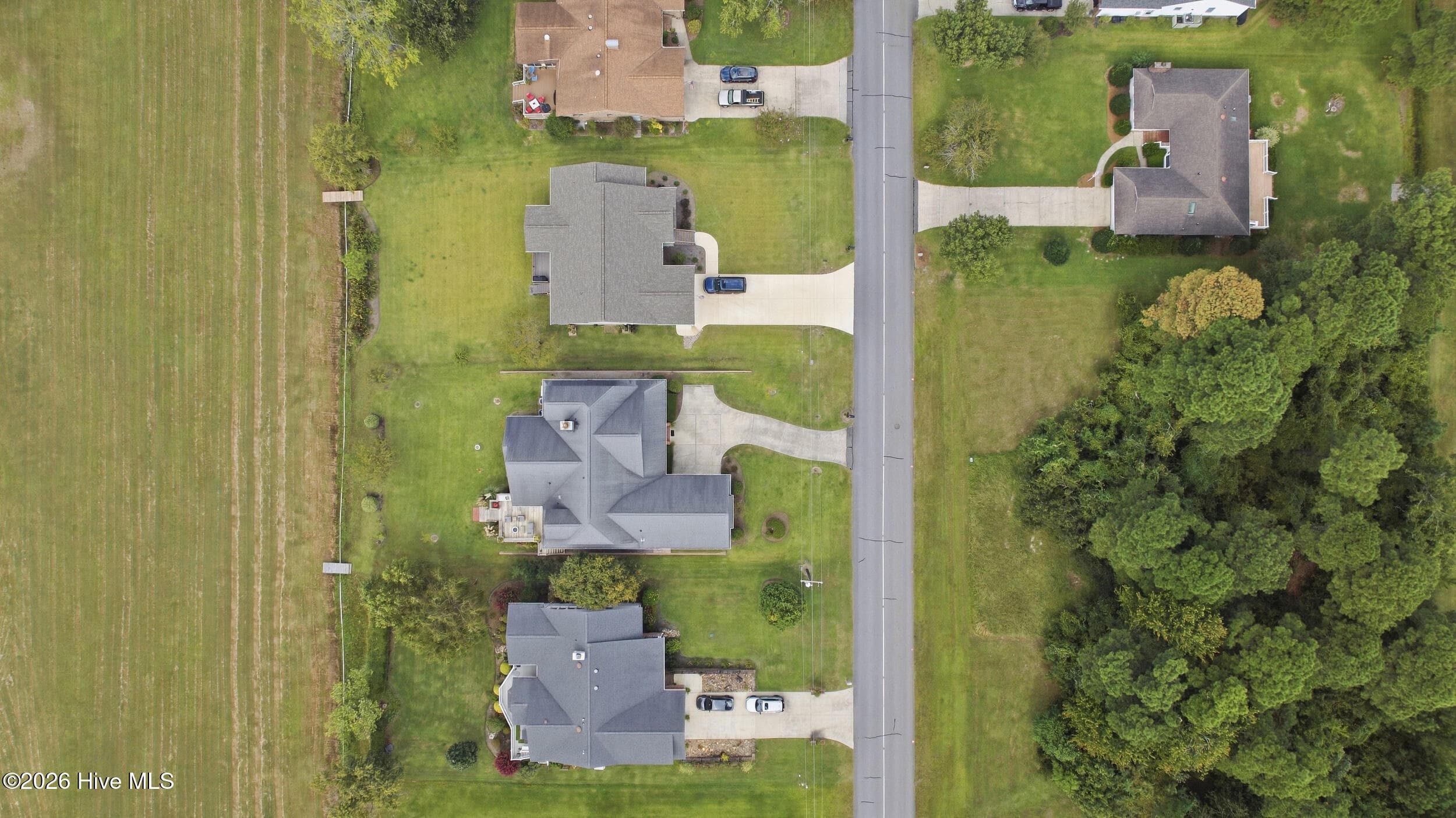 Aerial View - 1012 Pelican Drive, New Bern, NC 28560
