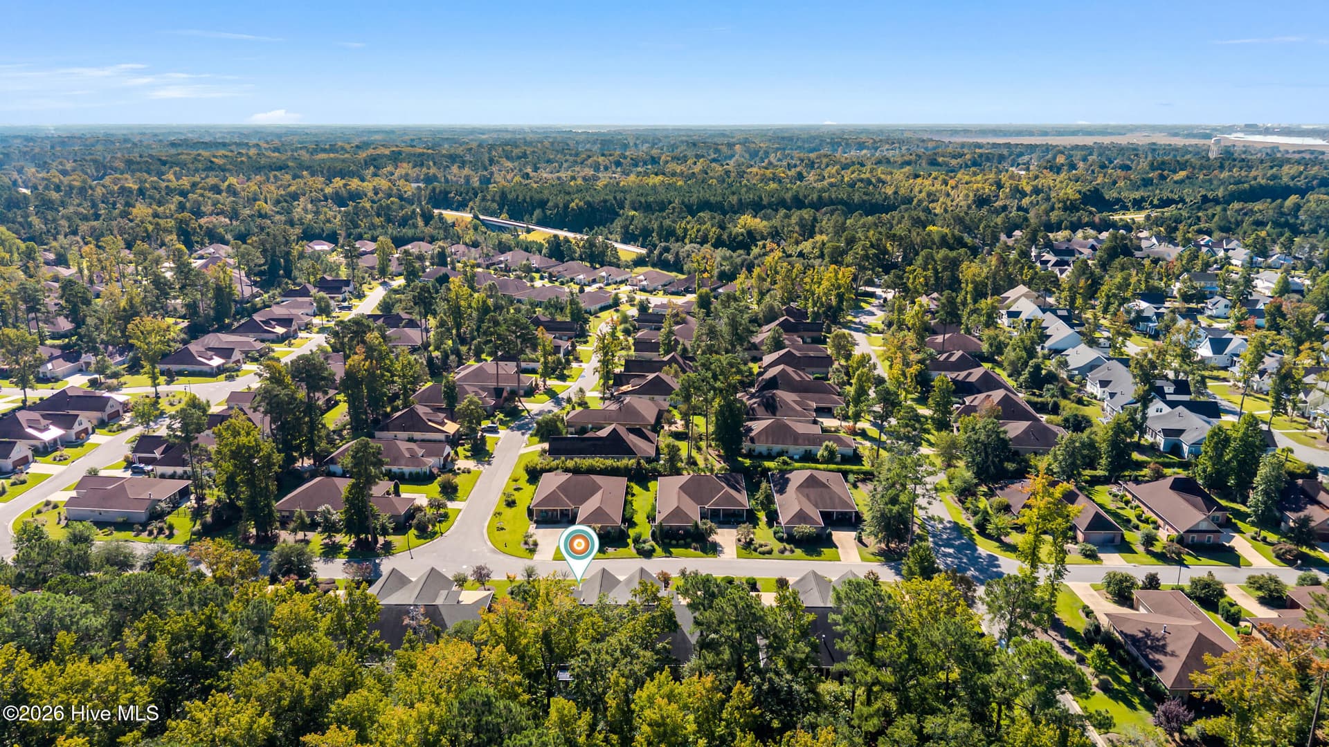 Neighborhood aerial - 615 Jenoa Drive, Castle Hayne, NC 28429