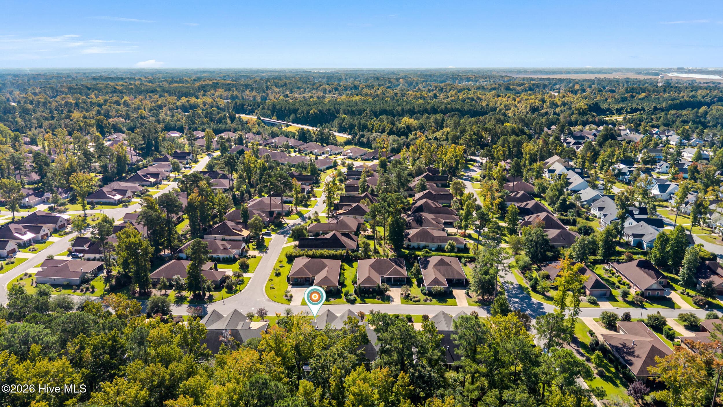 Neighborhood aerial - 615 Jenoa Drive, Castle Hayne, NC 28429