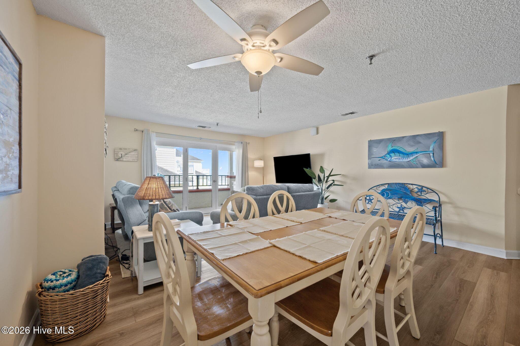Dining and Living Area - 790 New River Inlet Road 320b, North Topsail Beach, NC 28460