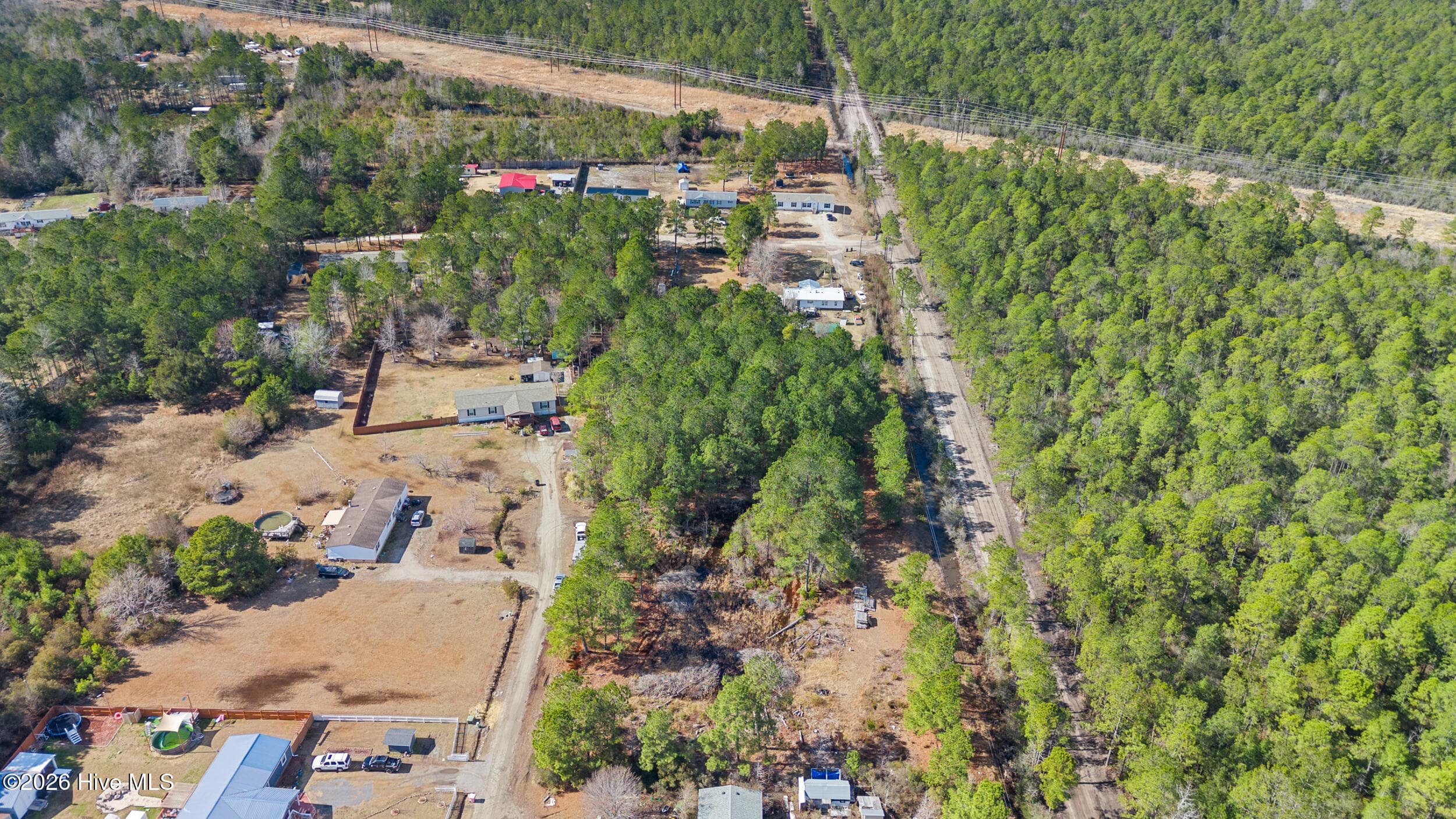 Aerial View 1 - 66 25 Tree Top Court, Hampstead, NC 28443