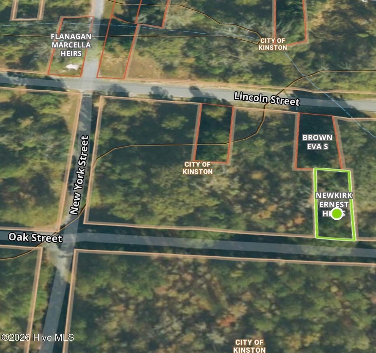 Wooded at 0.11 Ac Oak Street, Kinston, NC 28501, photo 3 of 5