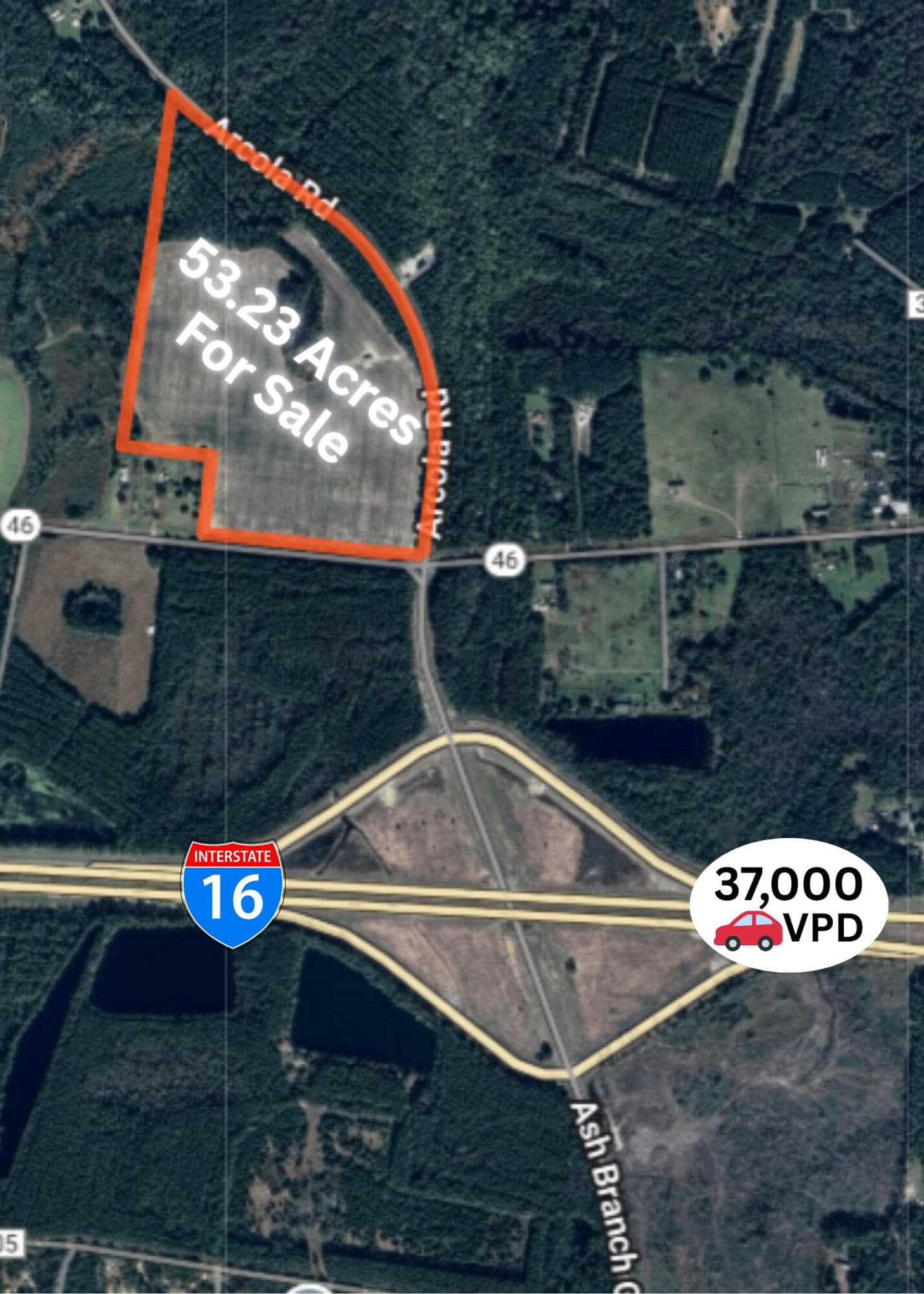 Undeveloped at 20945 Georgia 46, Pembroke, GA 31321, photo 2 of 12