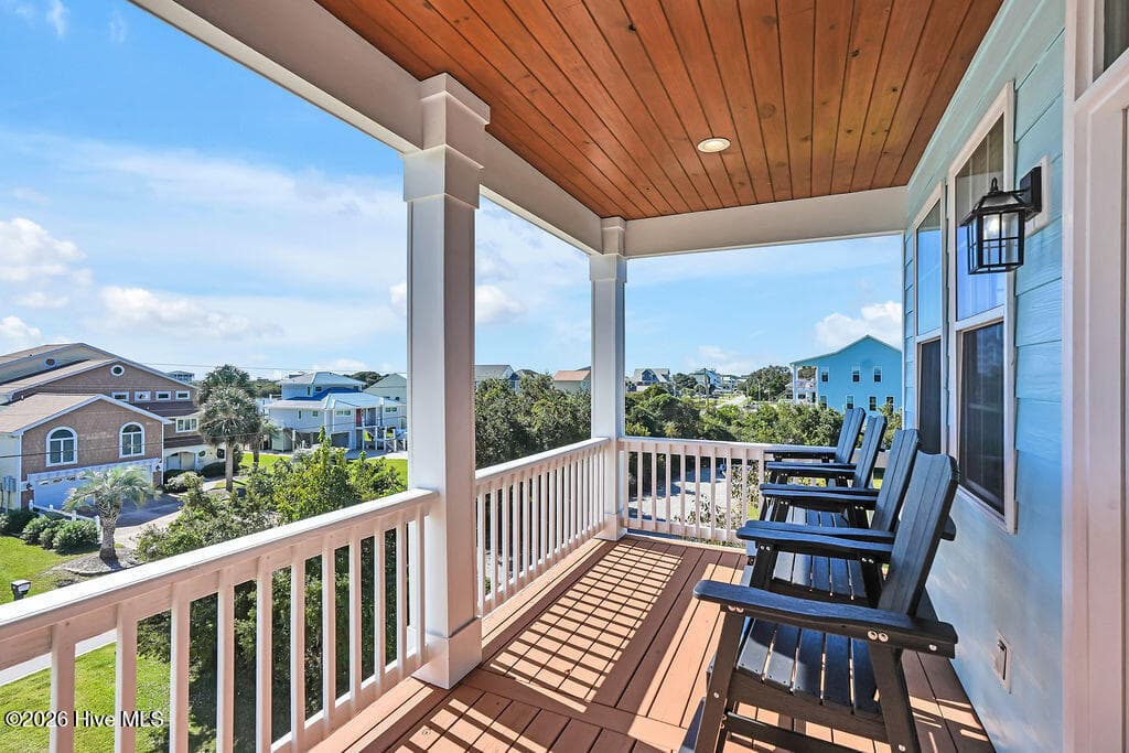 Balcony off dining & living room - 246 Grandview Drive, Sneads Ferry, NC 28460