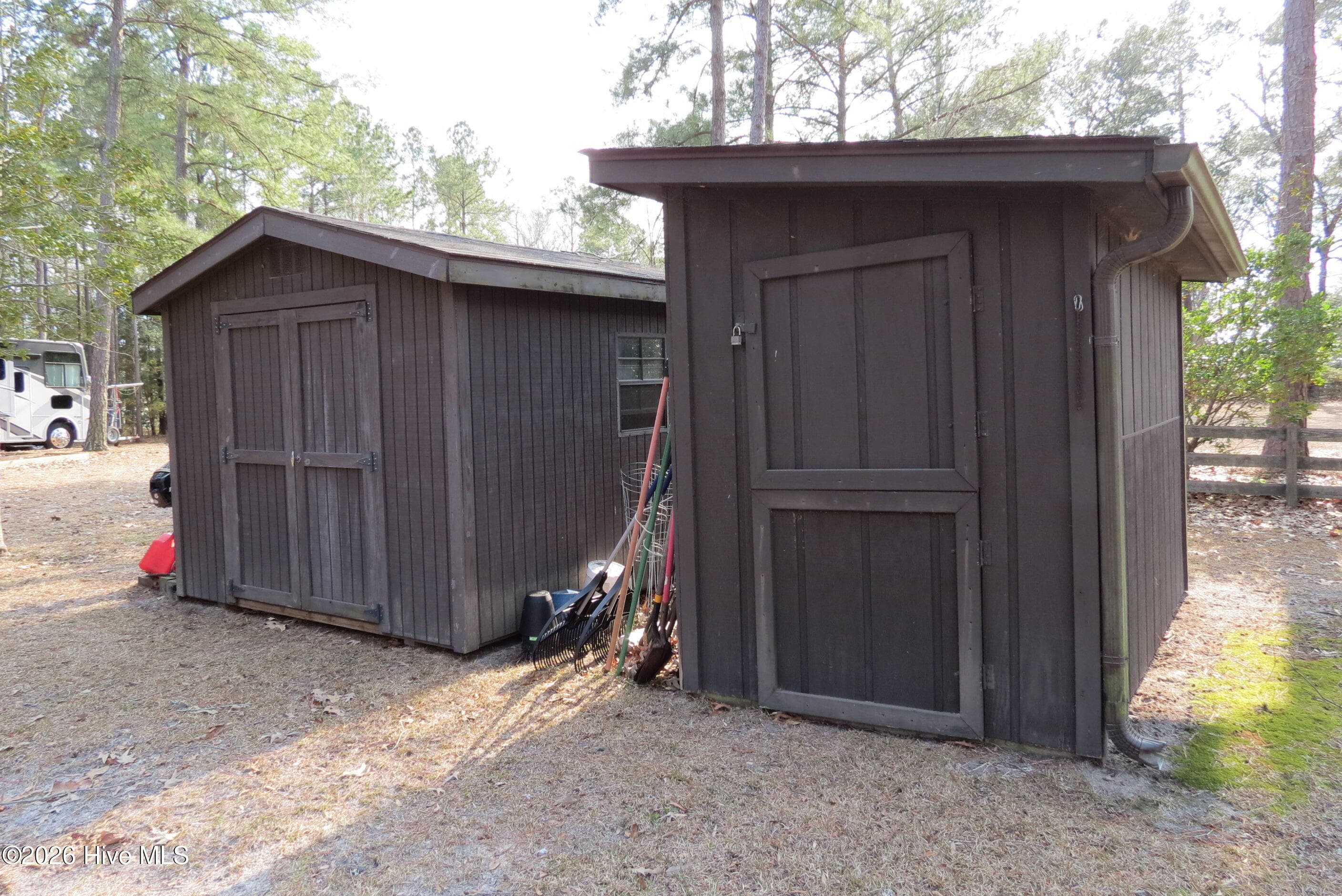 Storage and well house - 135 Wilson Circle, Minnesott Beach, NC 28510