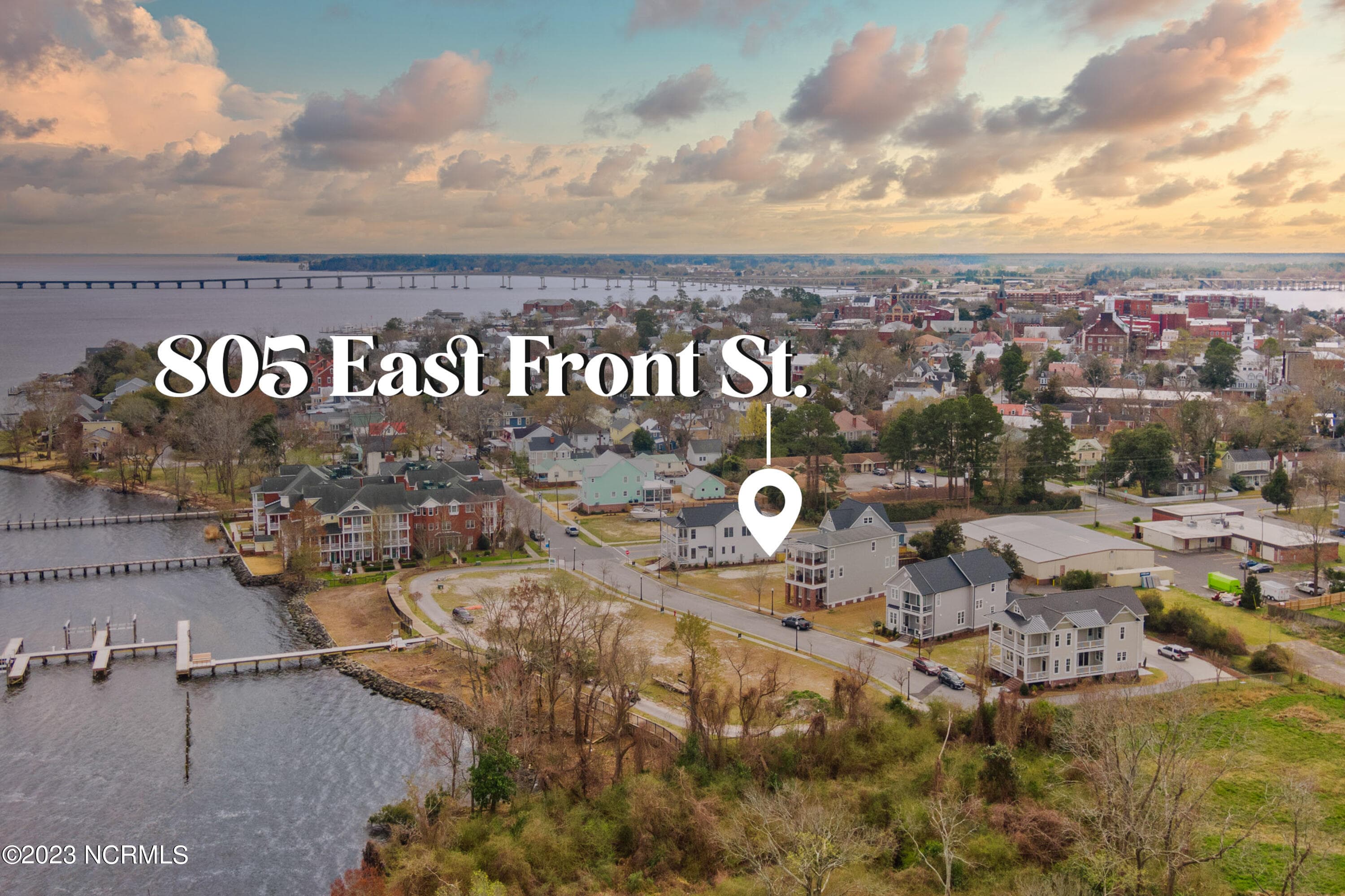 Aerial View - 805 E Front Street, New Bern, NC 28560