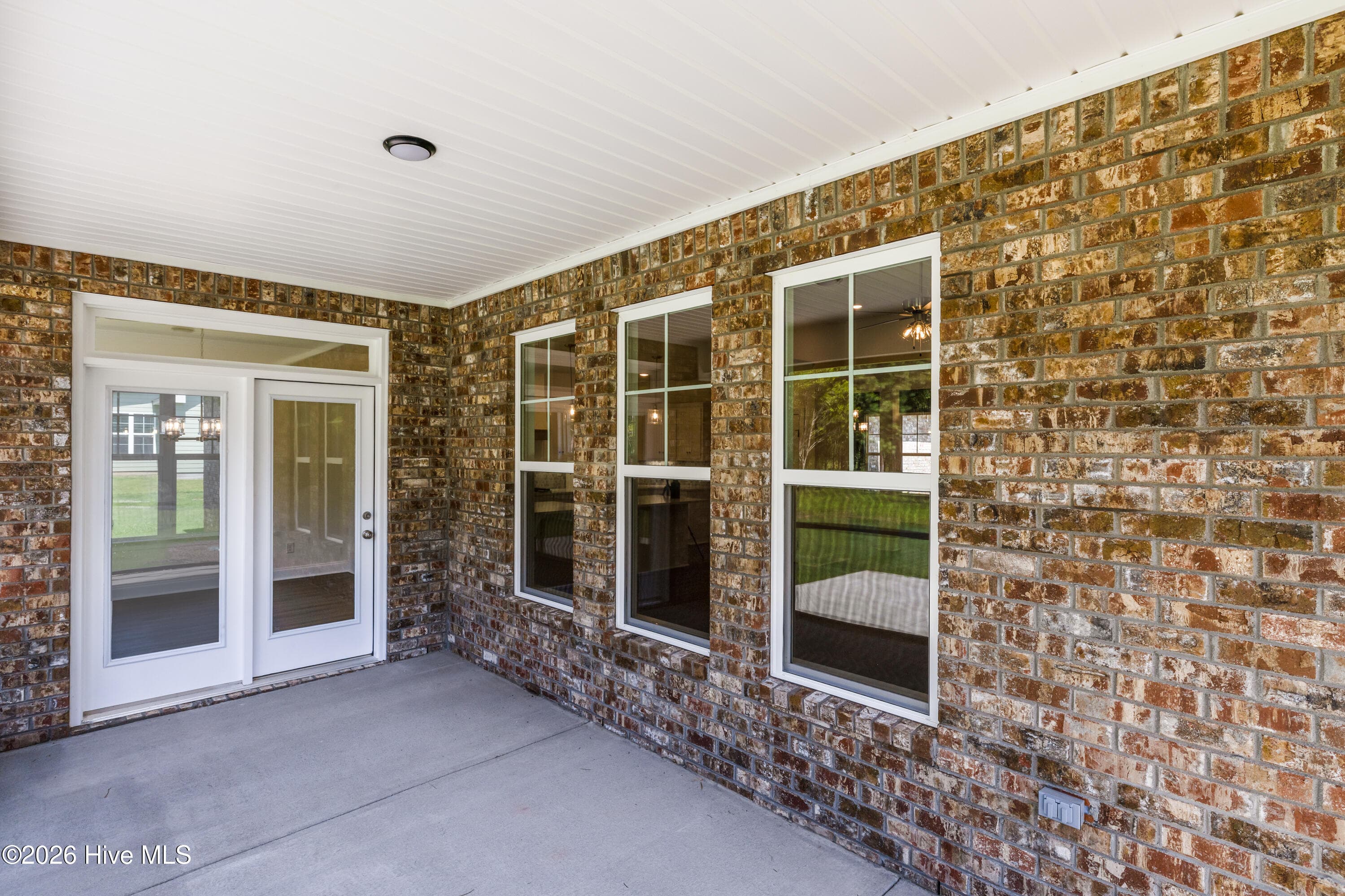 Covered back porch - 1589 Bellingham Drive, Beech Island, SC 29842