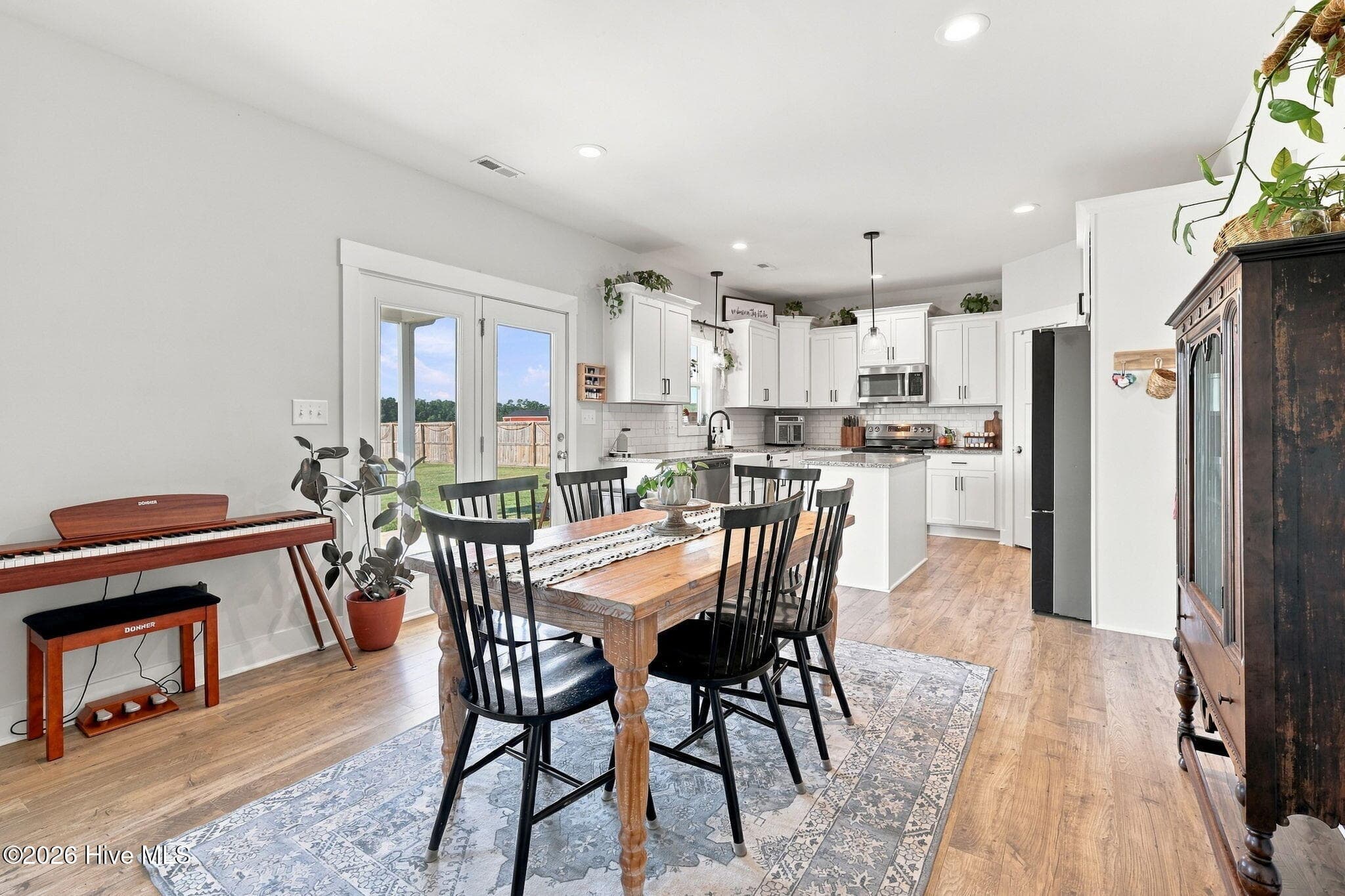 Homestead views right from the dining area! - 1400 Chason Road, Lumber Bridge, NC 28357