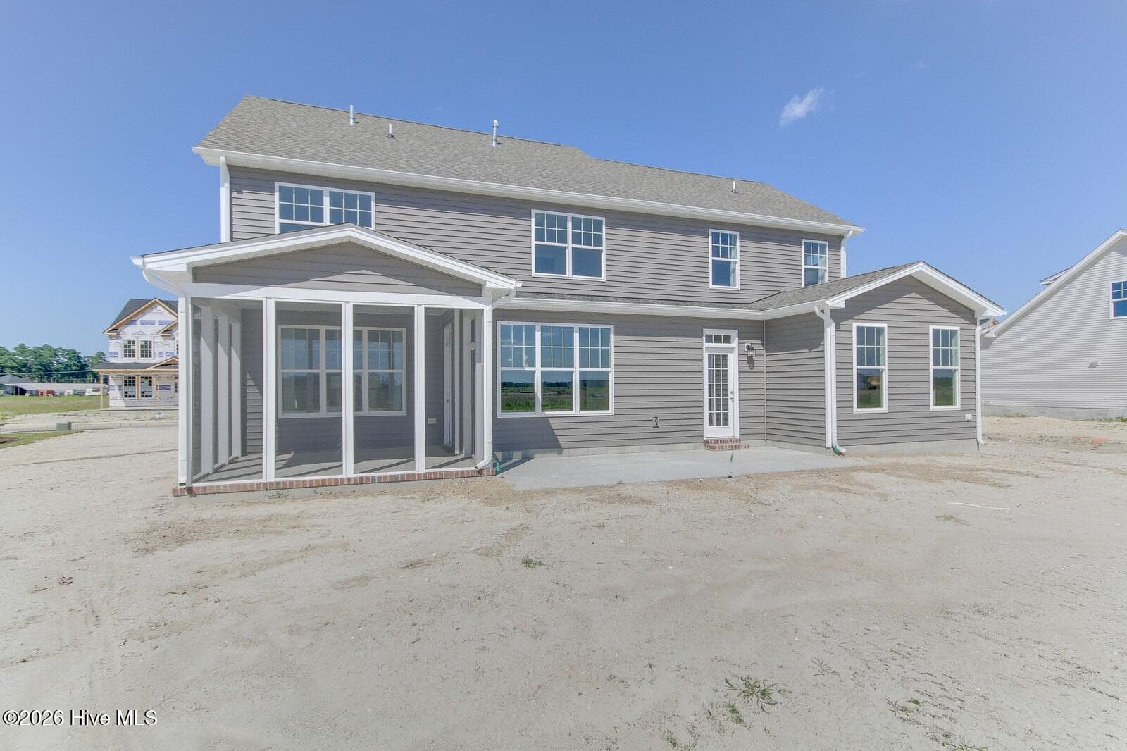 Sample photo of rear screened porch that comes with this home - 122 Arbormoor Lane, Moyock, NC 27958