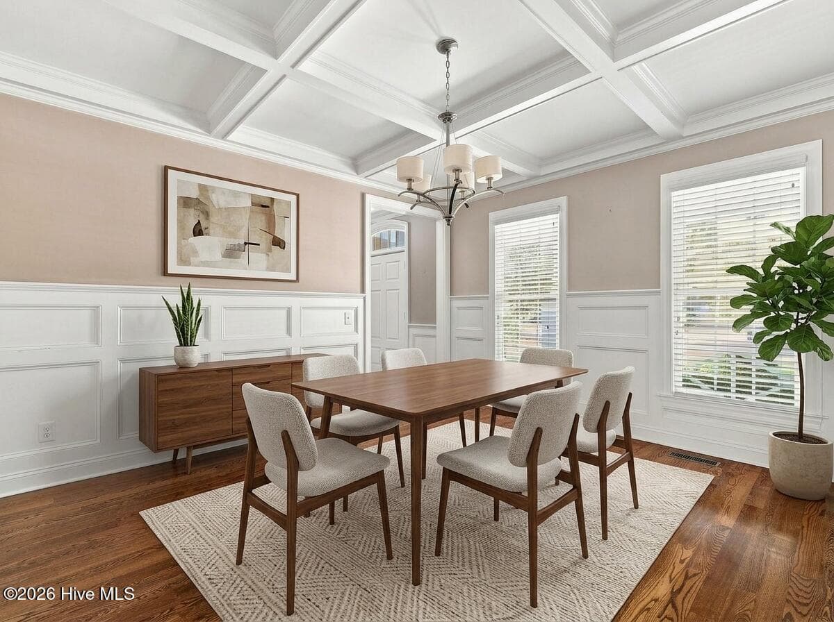 Virtually Staged - Dining Room - 39 Lasswade Drive, Pinehurst, NC 28374