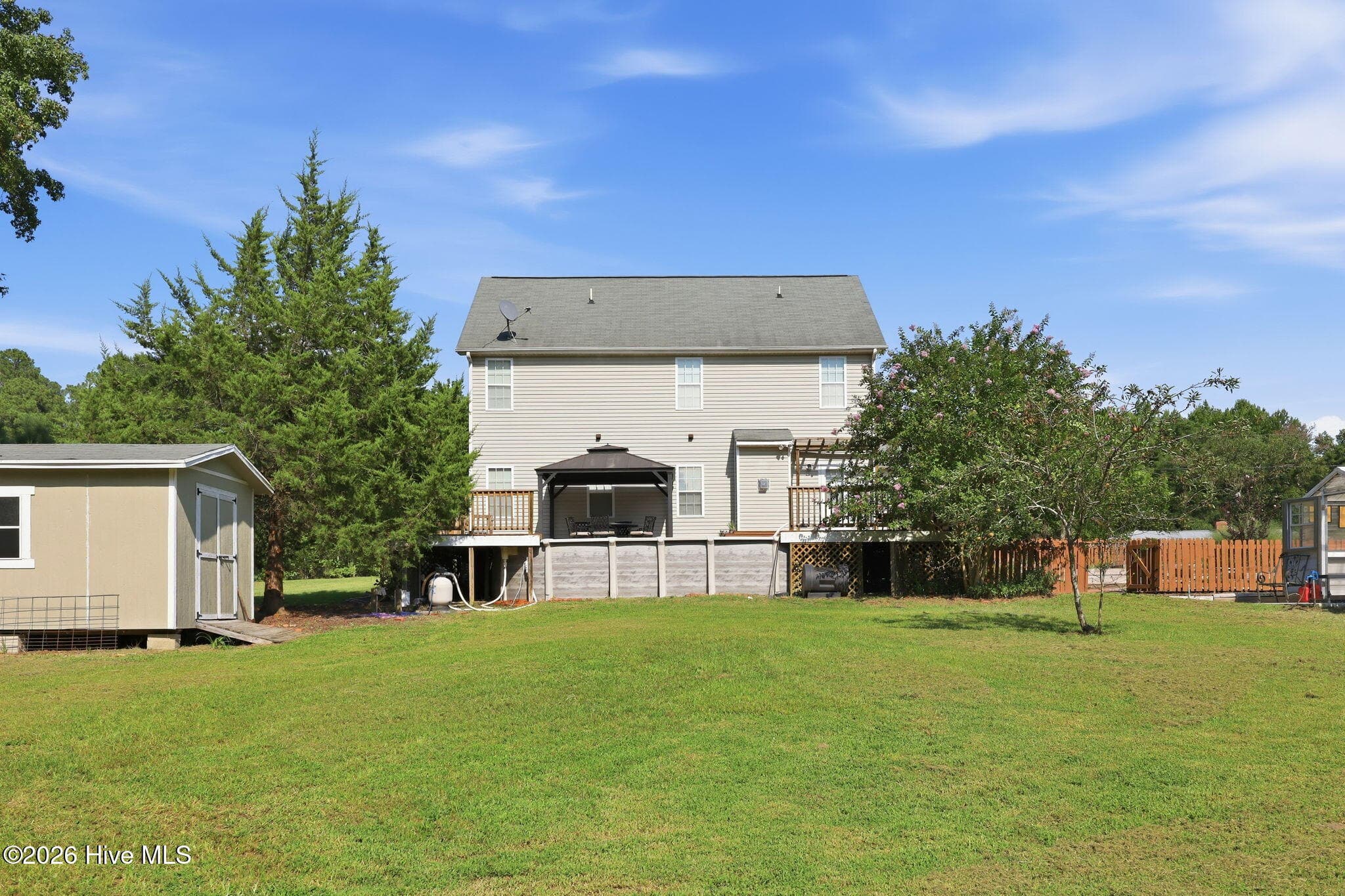 Backyard - 1284 L Cooper Road, Cameron, NC 28326