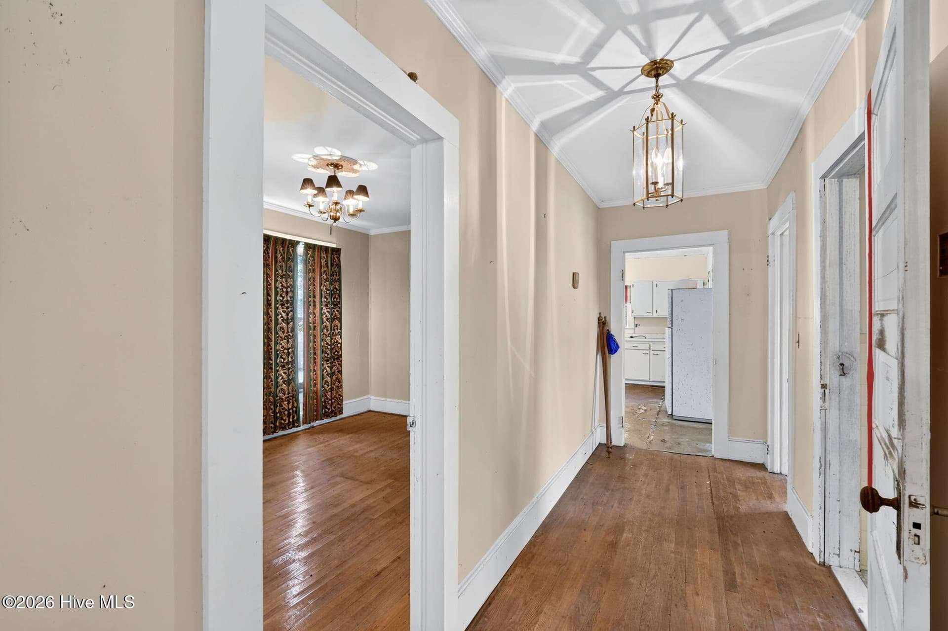 Hallway looking towards the rear of the home - 436 Doctor Robinson Road, Bladenboro, NC 28320