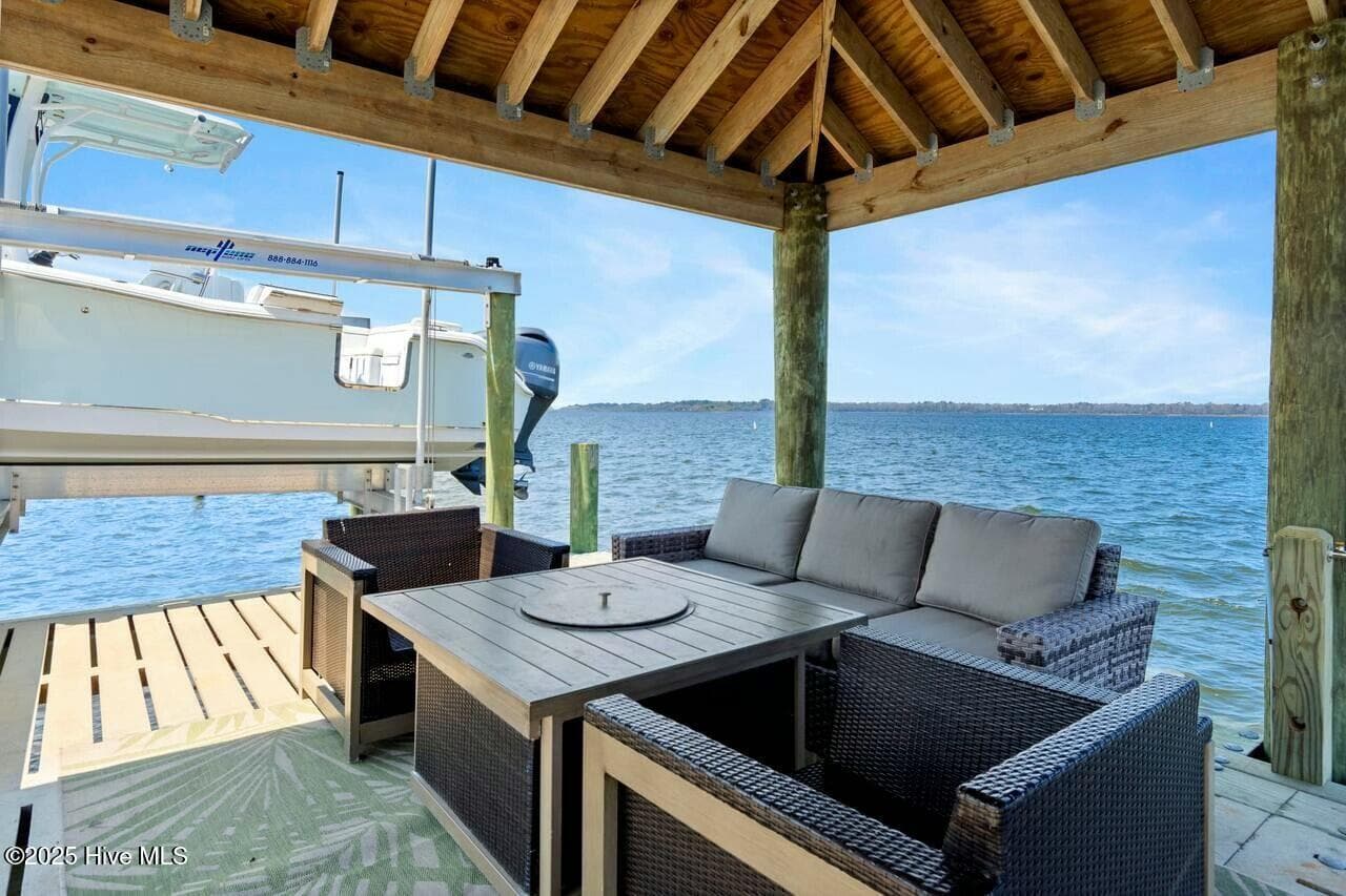 Gazebo /. Boat Lift - 7012 Sound Drive, Emerald Isle, NC 28594