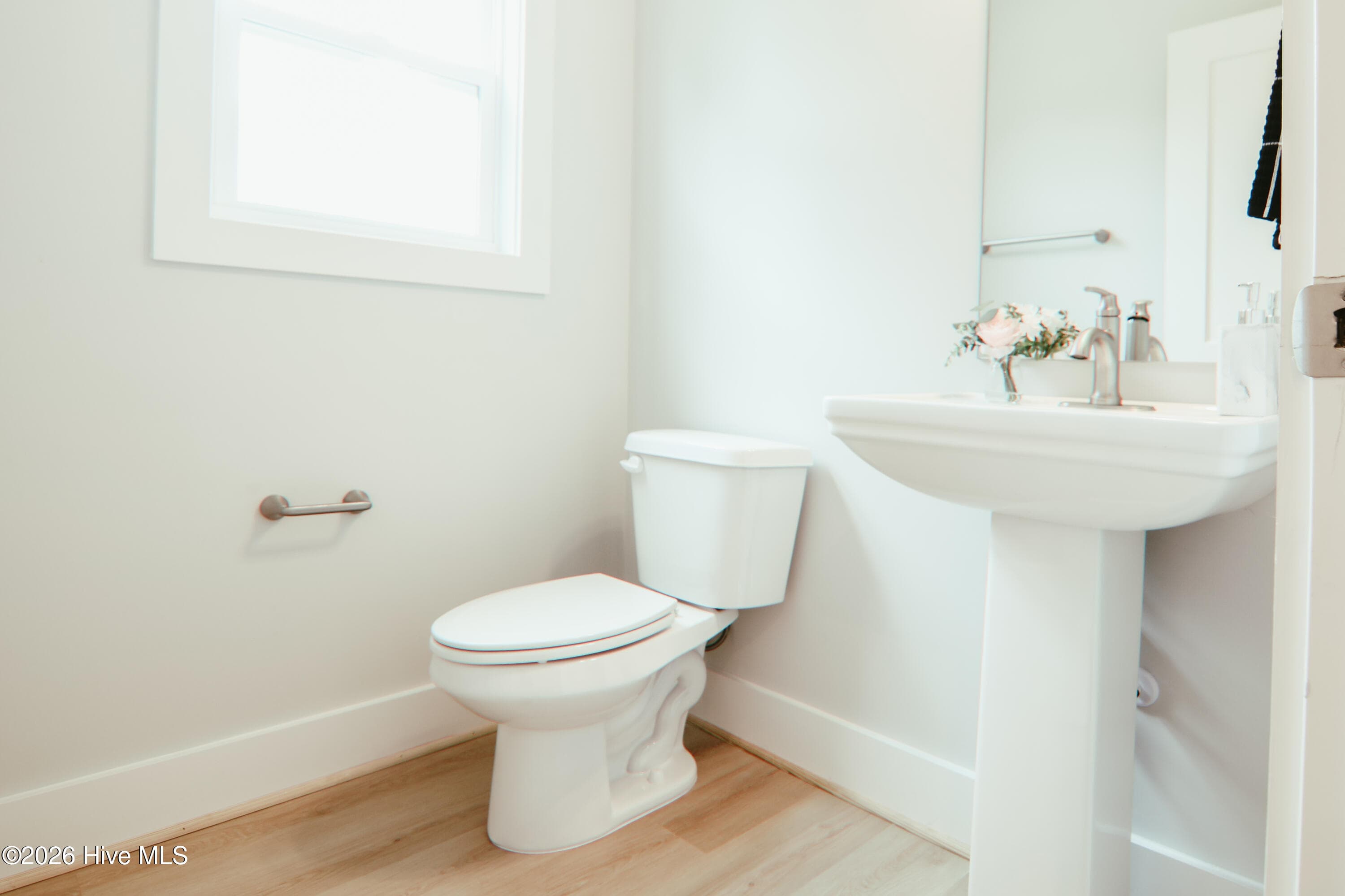 Half bathroom downstairs - 223 Glenwood Trail, Goldsboro, NC 27534