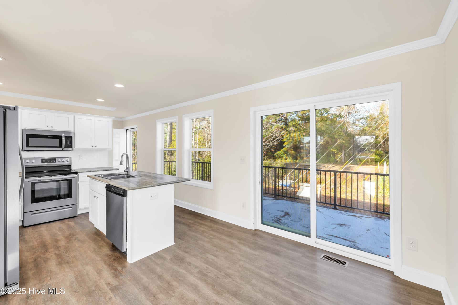 Kitchen/Patio Doors to Deck - 852 Yaupon Drive SW, Calabash, NC 28467