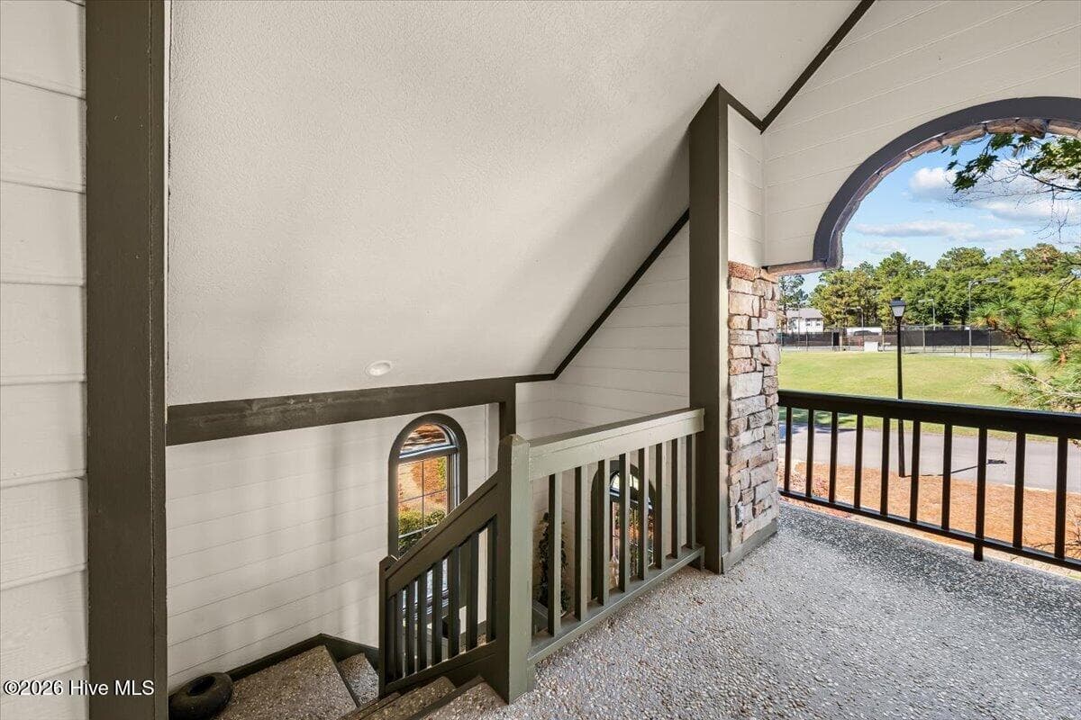 Stairs to separate 2nd level entrances - 50 Cochrane Castle Circle, Southern Pines, NC 28387
