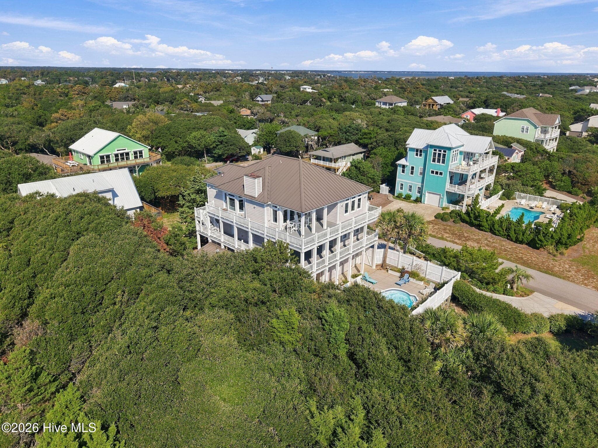 Aerial View - 101 Jackson Avenue, Emerald Isle, NC 28594, Emerald Isle
