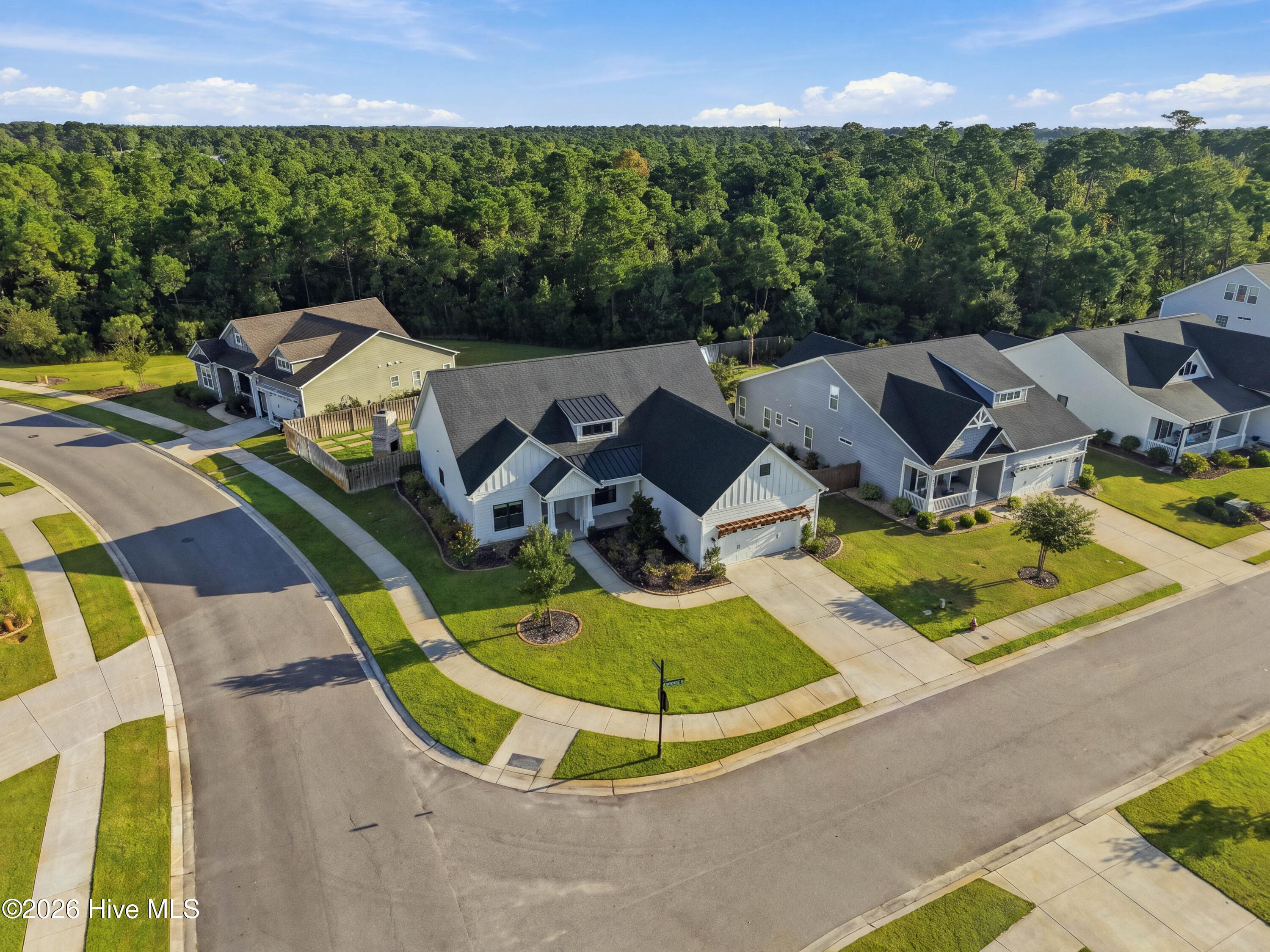 Front Left Aerial - 11 Lemongrass Court, Hampstead, NC 28443