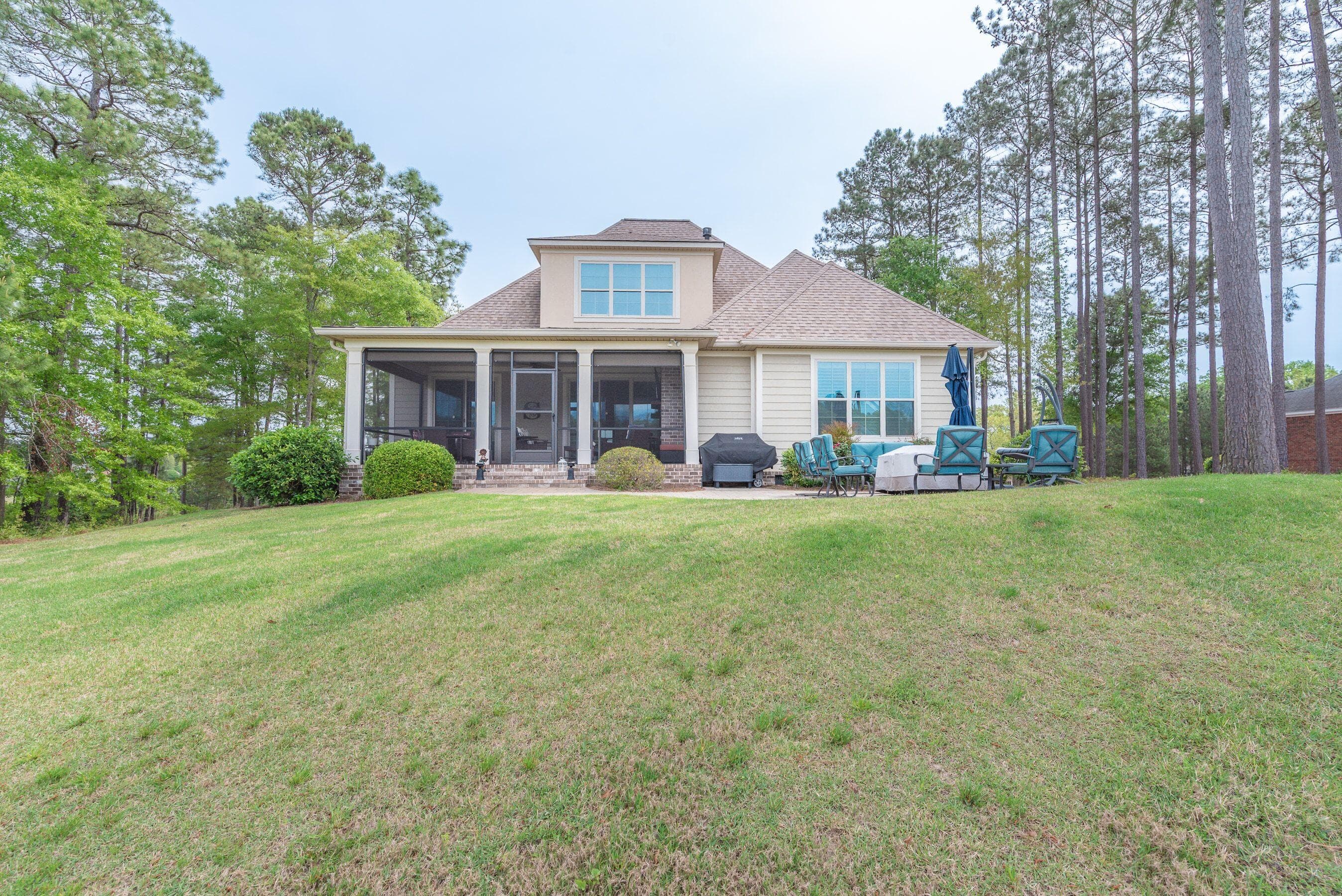 Back of home - 207 Quiet Oak Court, Aiken, SC 29803