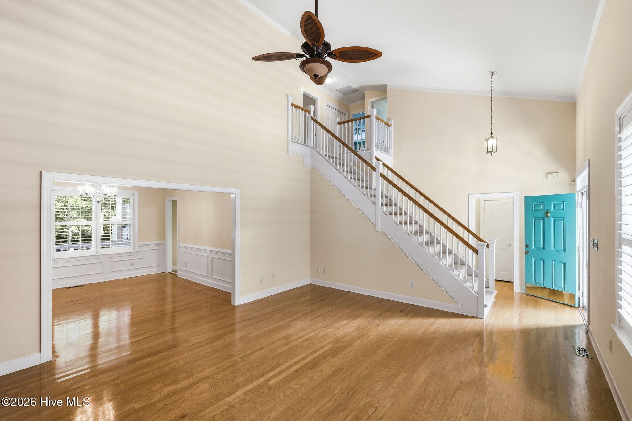 Entry and stairwell - 104 Talford Drive, Atlantic Beach, NC 28512