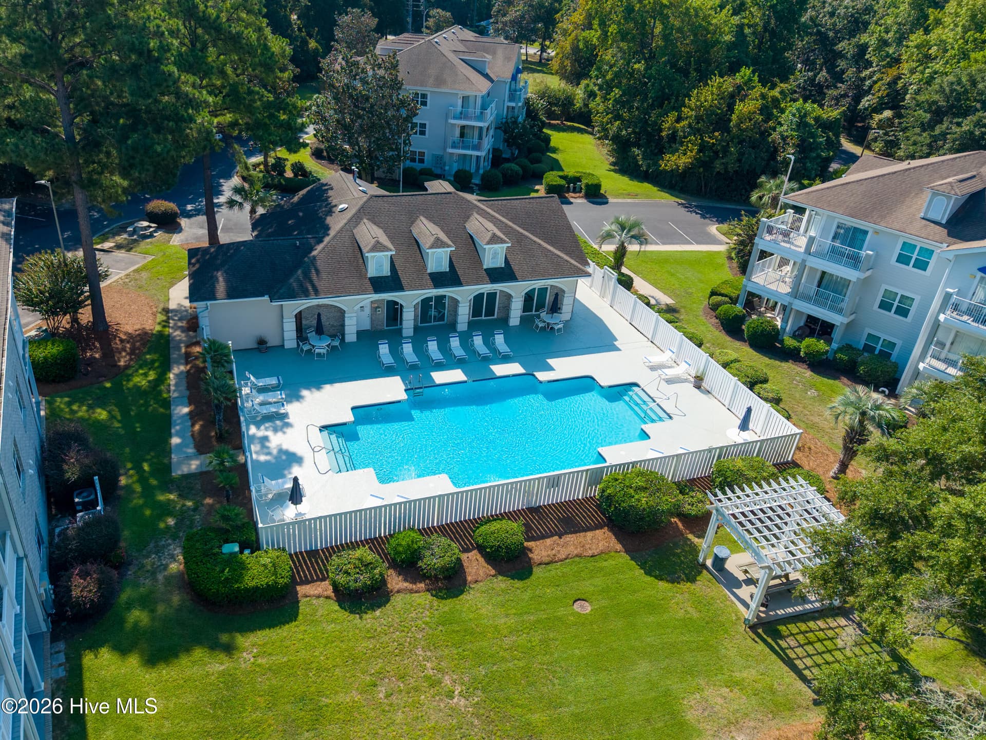 Outdoor Pool, Clubhouse with Indoor Pool & Fitness Area - 908 Resort Circle Unit 203, Sunset Beach, NC 28468
