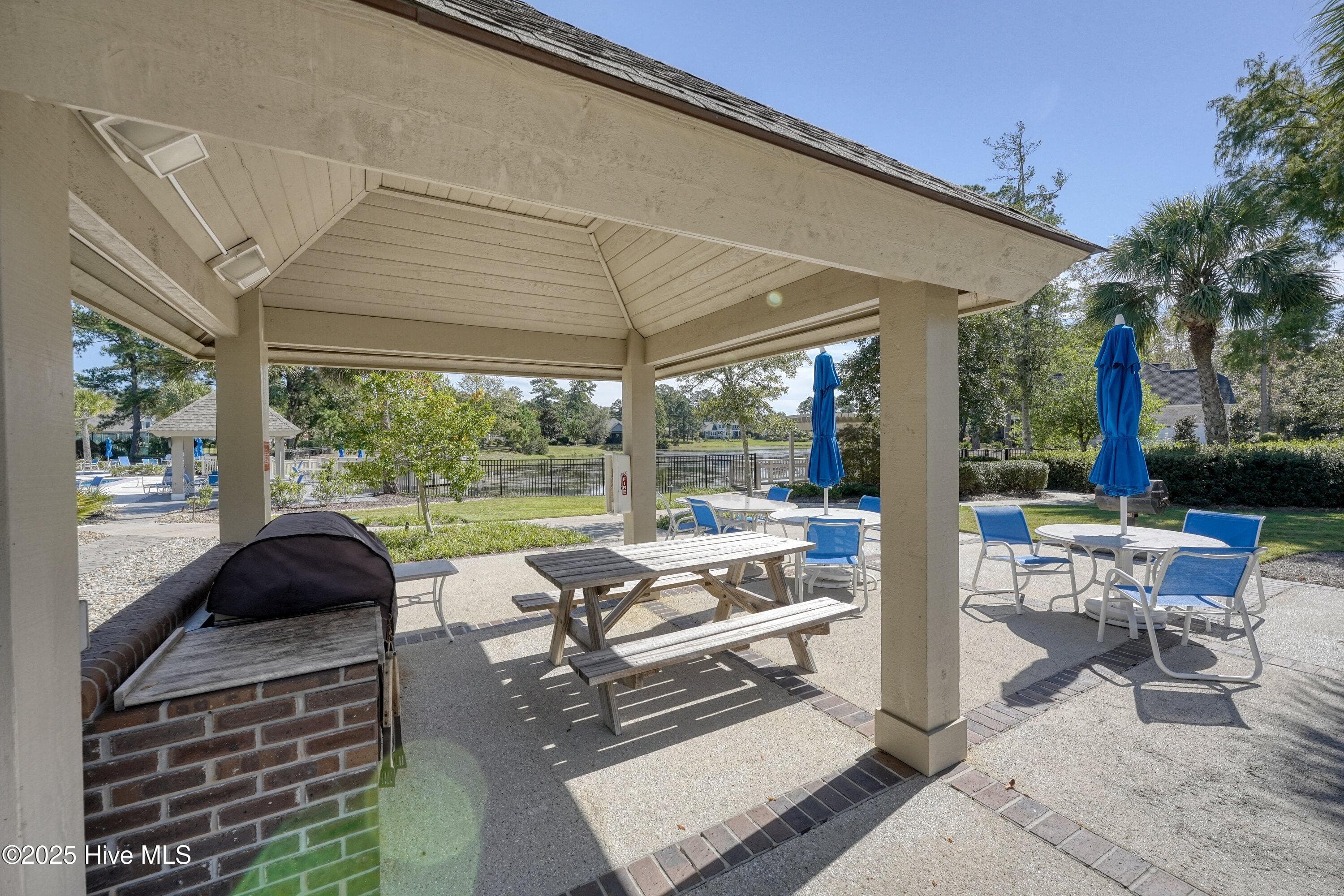 Grilling Area with Gas Grill - 102 Reflection Court SW, Ocean Isle Beach, NC 28469