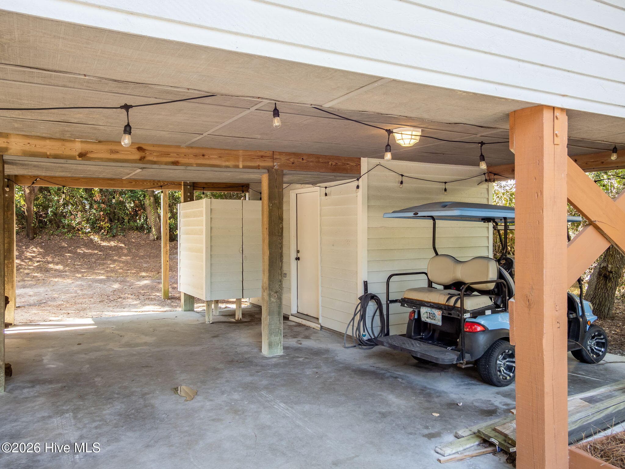 Covered Golf Cart Parking - 5415 Cedar Tree Lane, Emerald Isle, NC 28594