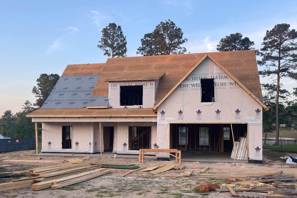 Build progress as of April 25, 2026. - 686 Slade Lake Drive, North Augusta, SC 29841