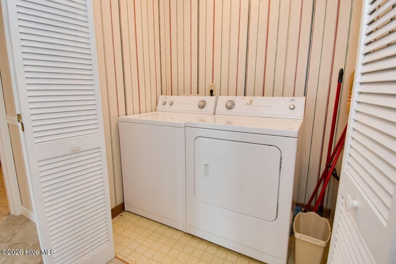 Laundry Closet - 6820 Ocean Drive, Emerald Isle, NC 28594
