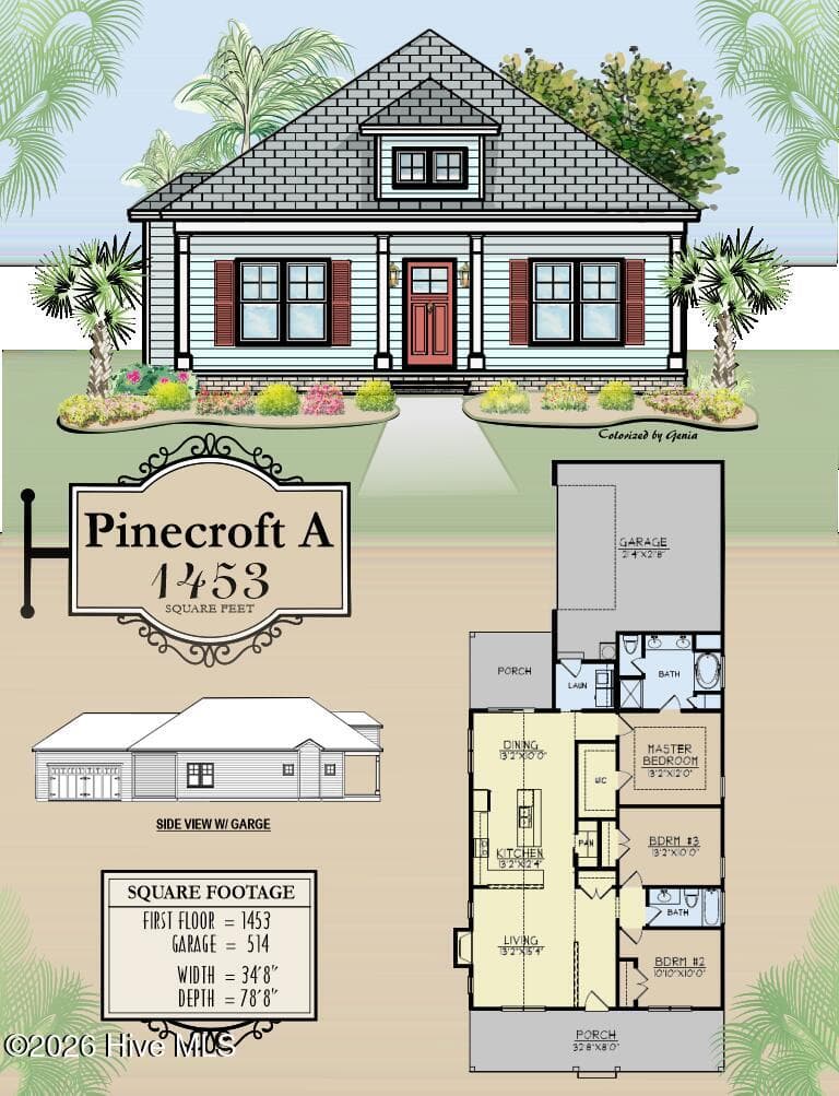 Single Family Residence at 110 Mason Street, Princeton, NC 27569, photo 4 of 39