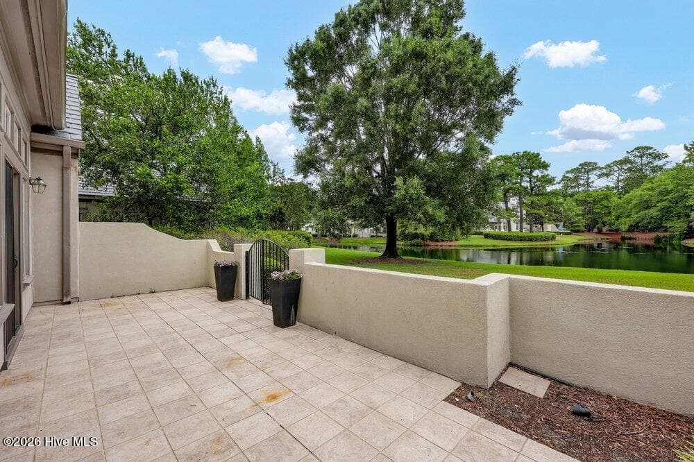 Rear courtyard - 1609 Dijon Drive, Wilmington, NC 28405