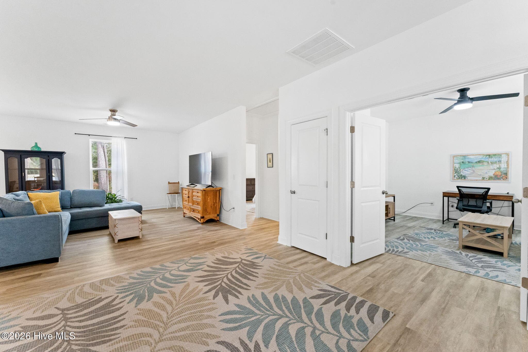 Office off the living room - 110 Highland Park Avenue, Southport, NC 28461