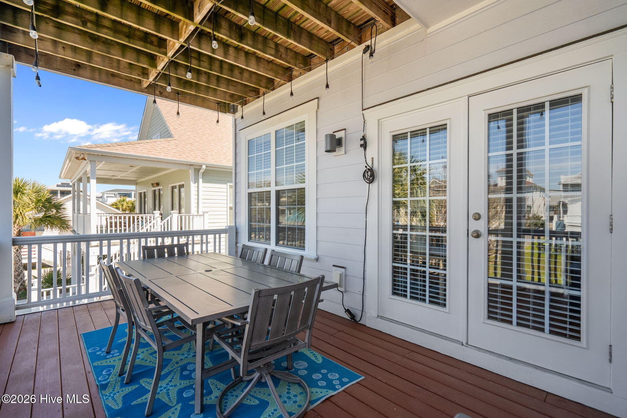 2nd Level Covered Deck - 1407 Mackerel Lane Unit 1, Carolina Beach, NC 28428