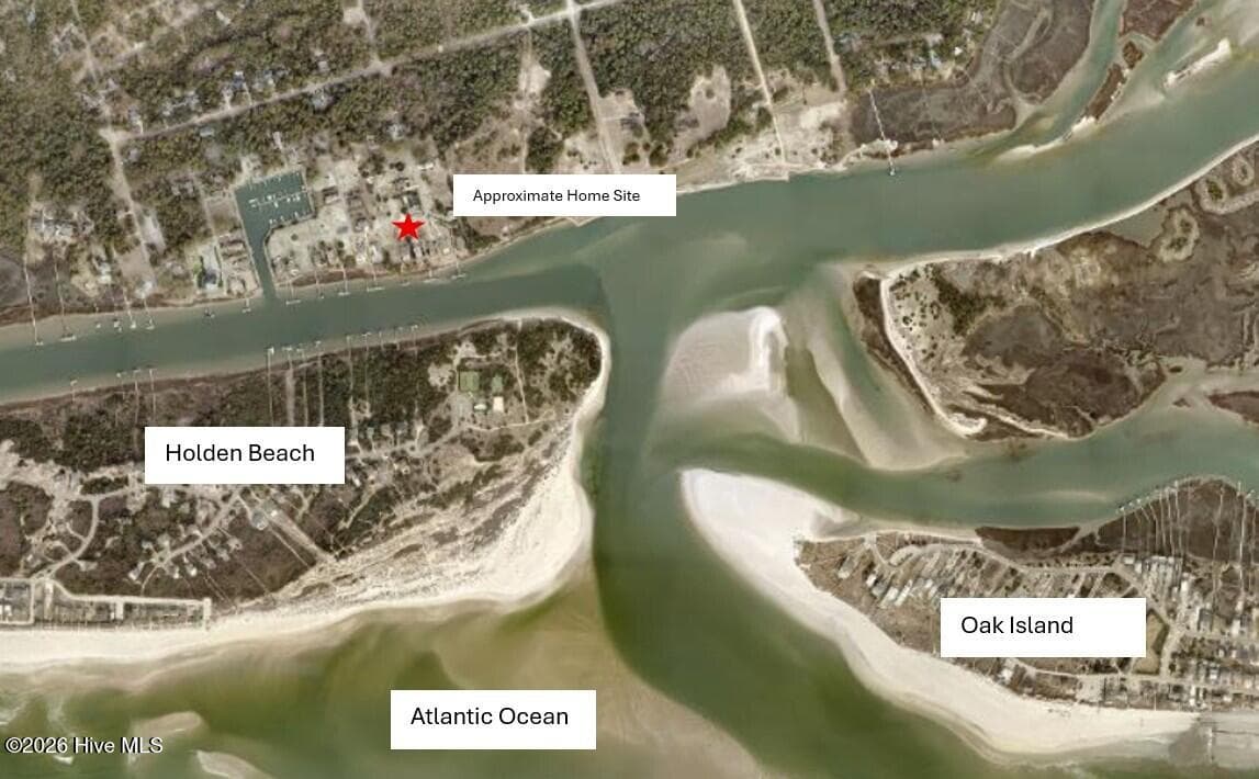 GIS Satellite, Ocean, Lockwood Folly Inlet - 664 Augustine Avenue SW, Supply, NC 28462