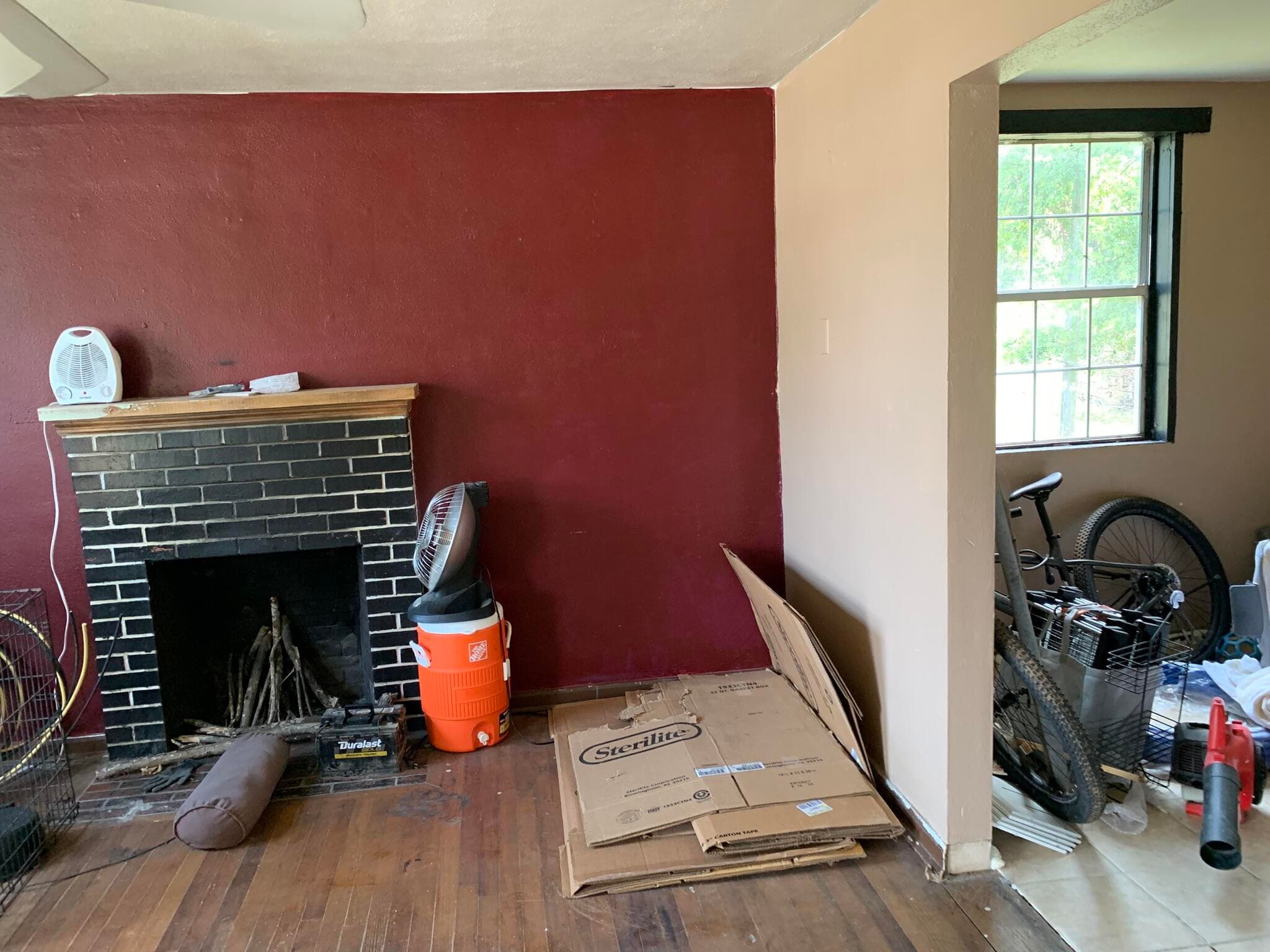 Front room of old house - 1151 Sand Bar Ferry Road, Beech Island, SC 29842