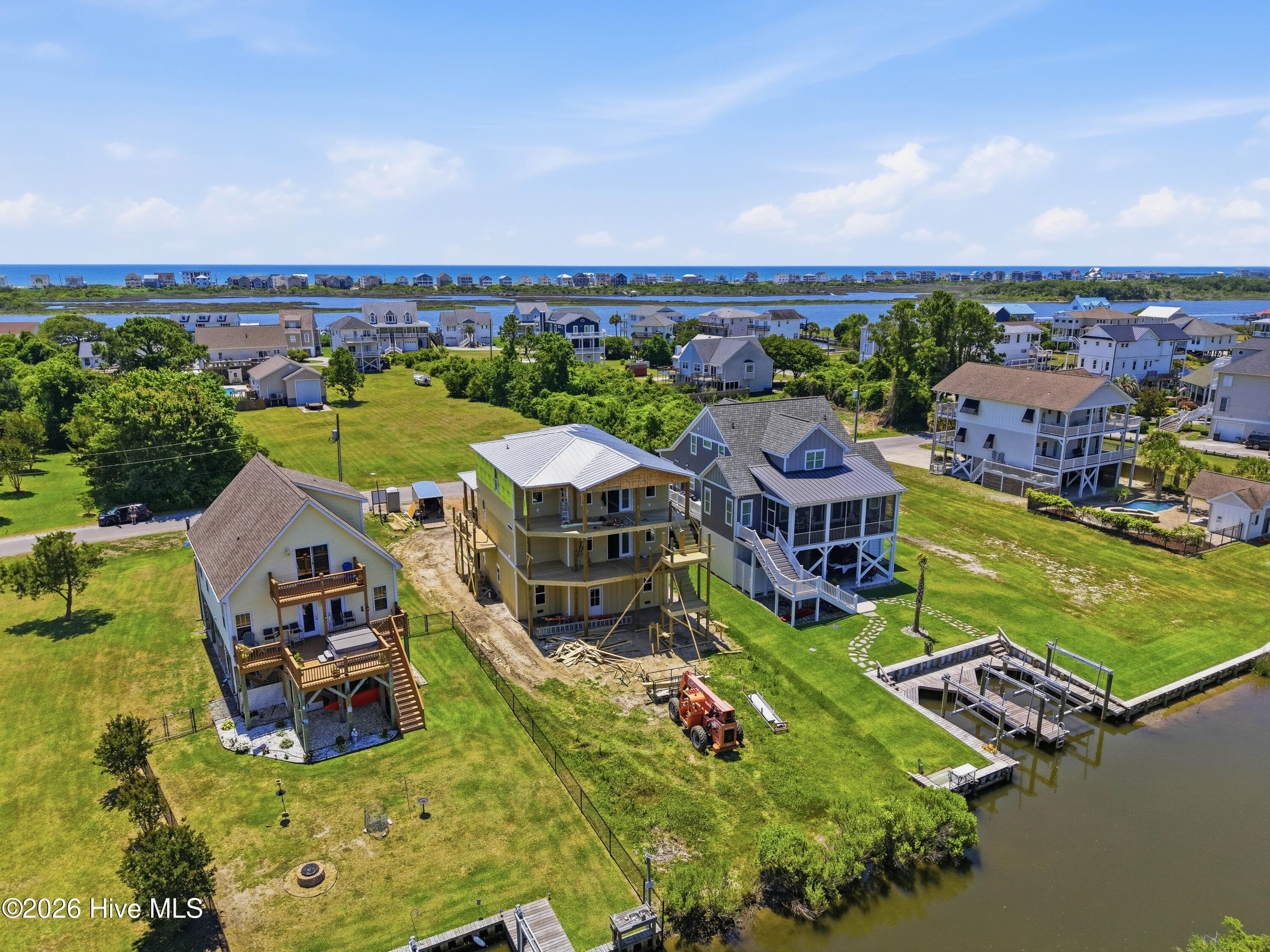 Backyard Aerial - 136 Singleton Street, Sneads Ferry, NC 28460