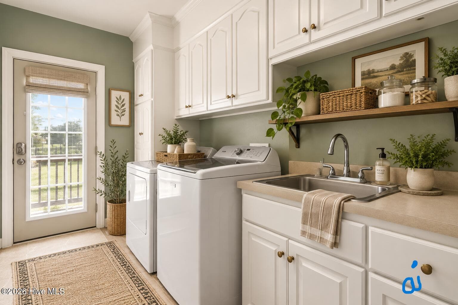 Laundry room ai staging - 105 Pointe Drive, La Grange, NC 28551