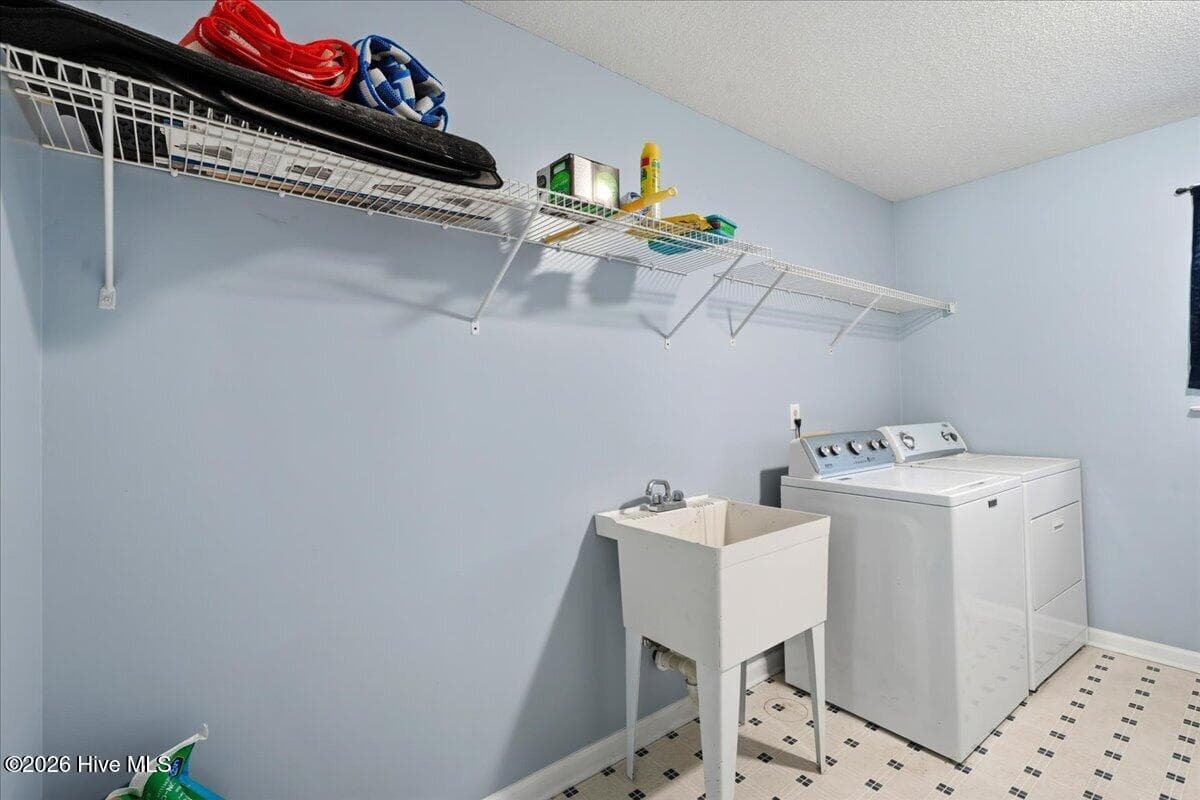 Laundry Room - 110 Hilltop Drive, Four Oaks, NC 27524