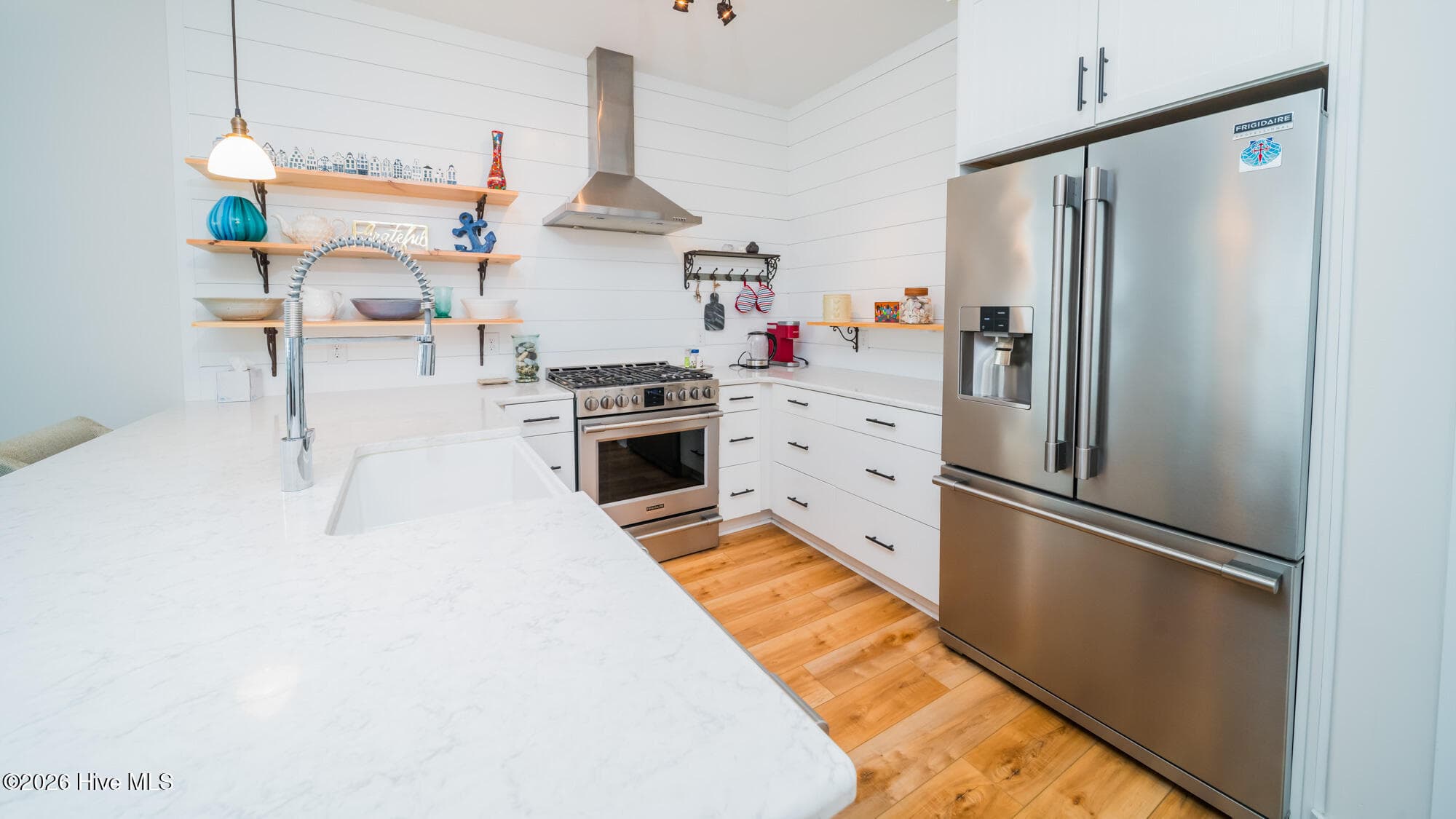 Kitchen towards frig - 2051 Manor Parc Drive, Calabash, NC 28467