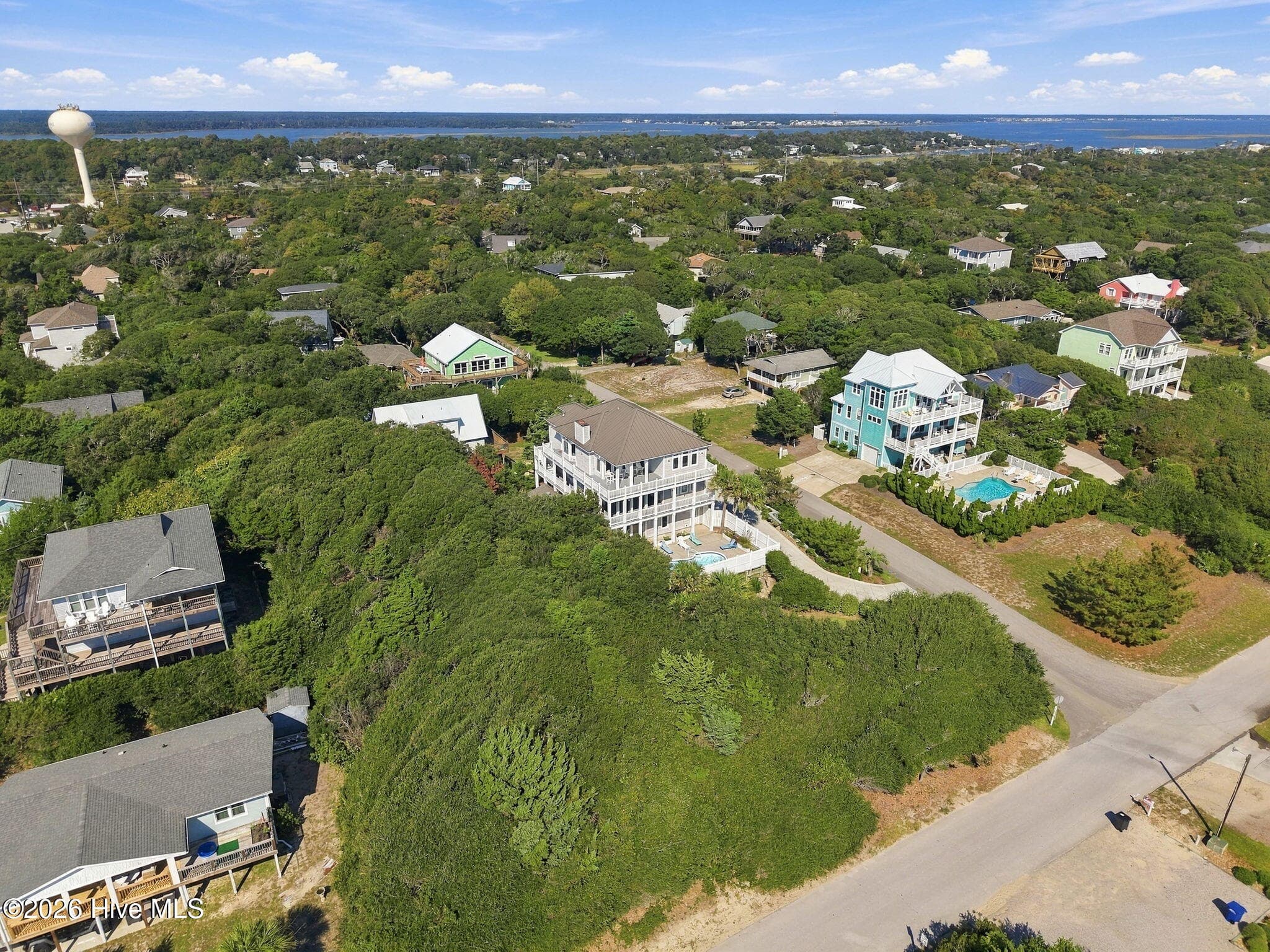 Distant Aerial View - 101 Jackson Avenue, Emerald Isle, NC 28594, Emerald Isle