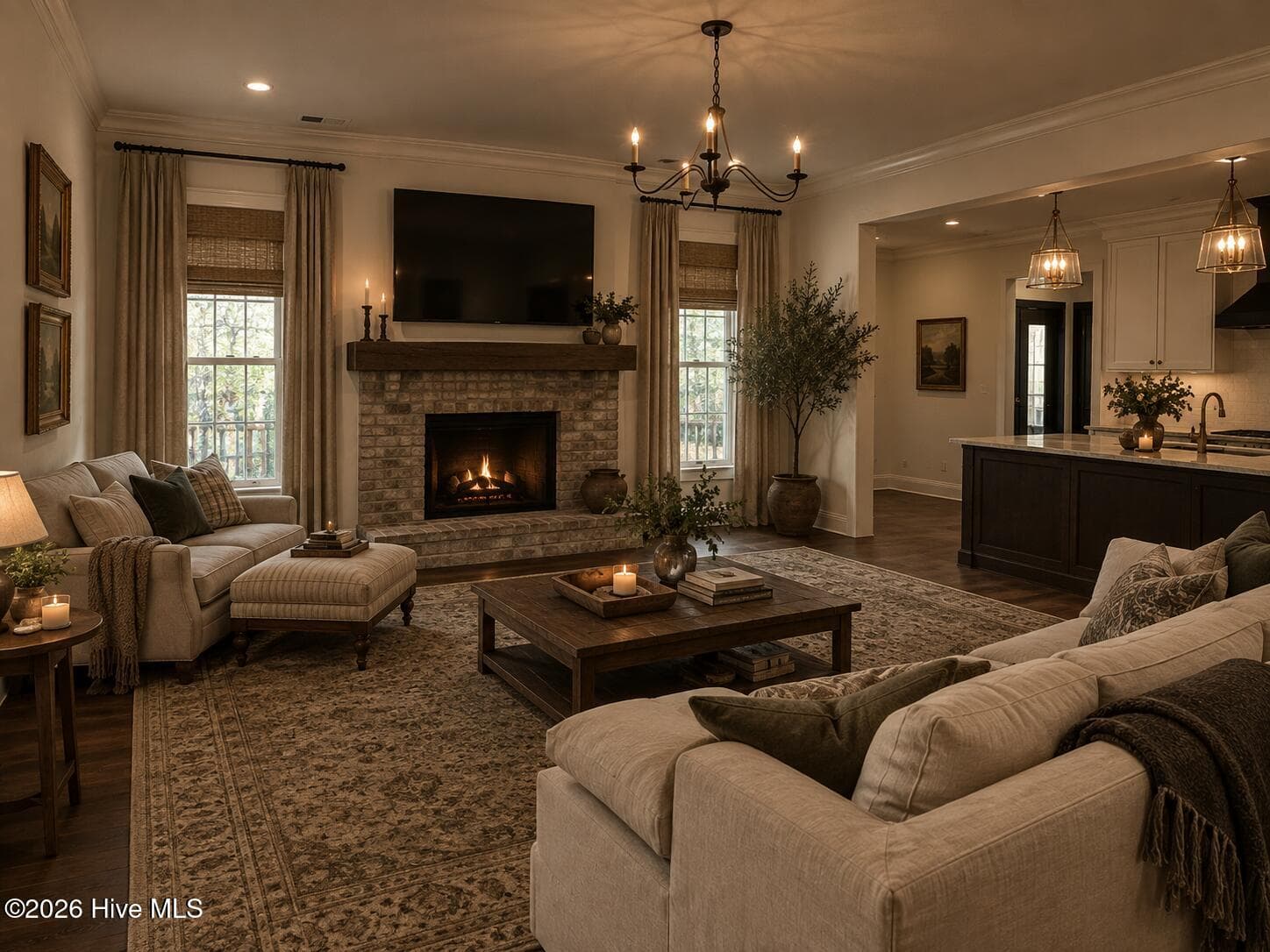 VIRTUALLY STAGED TO ILLUSTRATE ONE POSSIBLE FURNISHING AND DESIGN CONCEPT FOR THIS ROOM - 40 S Shamrock Drive, Jackson Springs, NC 27281