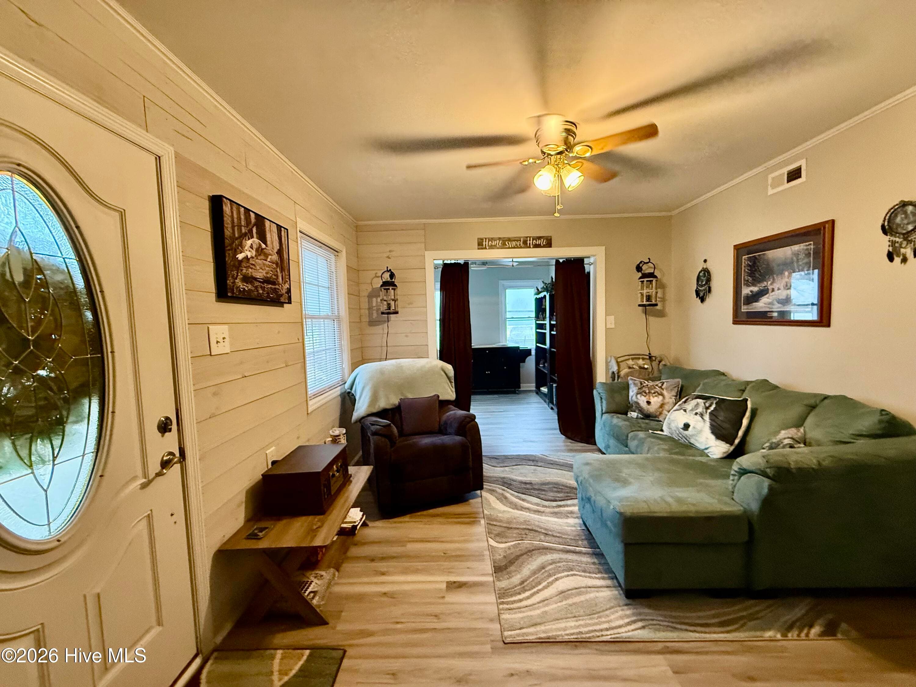 1st floor entry & living room - 454 Beech Bay Road, Roper, NC 27970