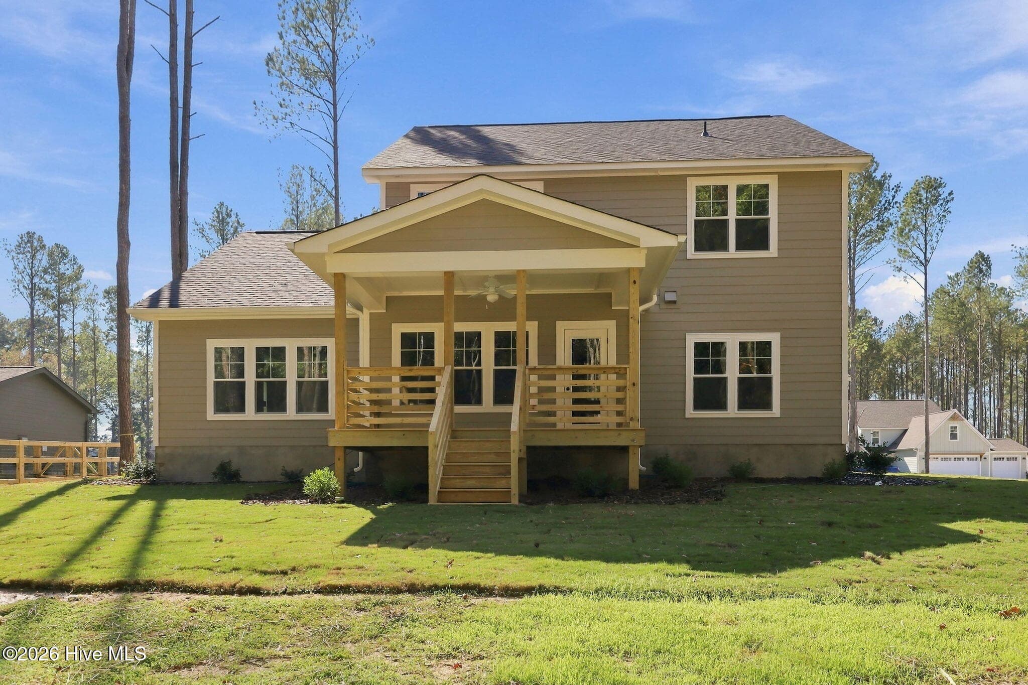 Rear elevation - 612 Gregory Street, Carthage, NC 28327